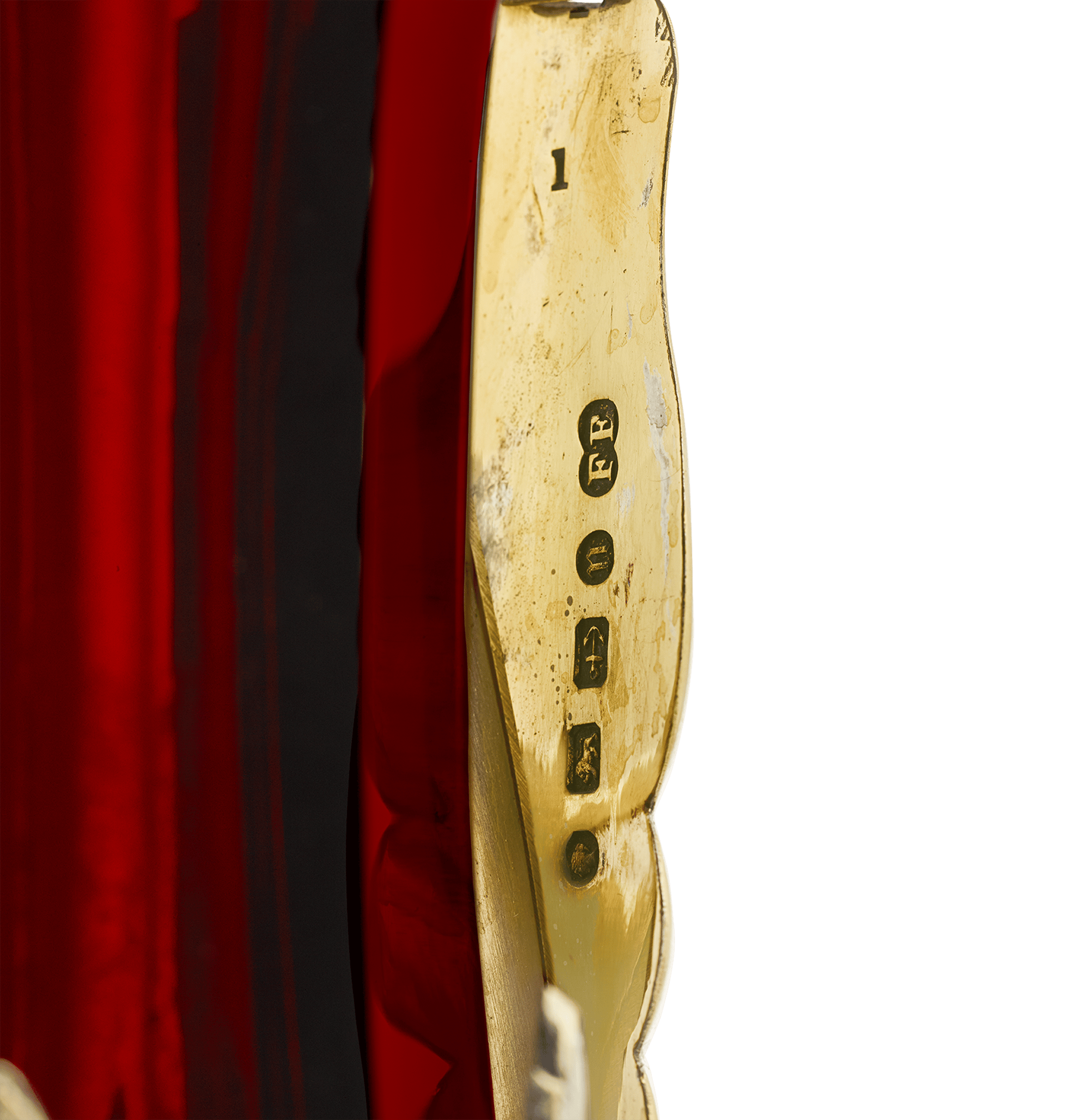 Elkington & Co. Ruby Glass Decanter