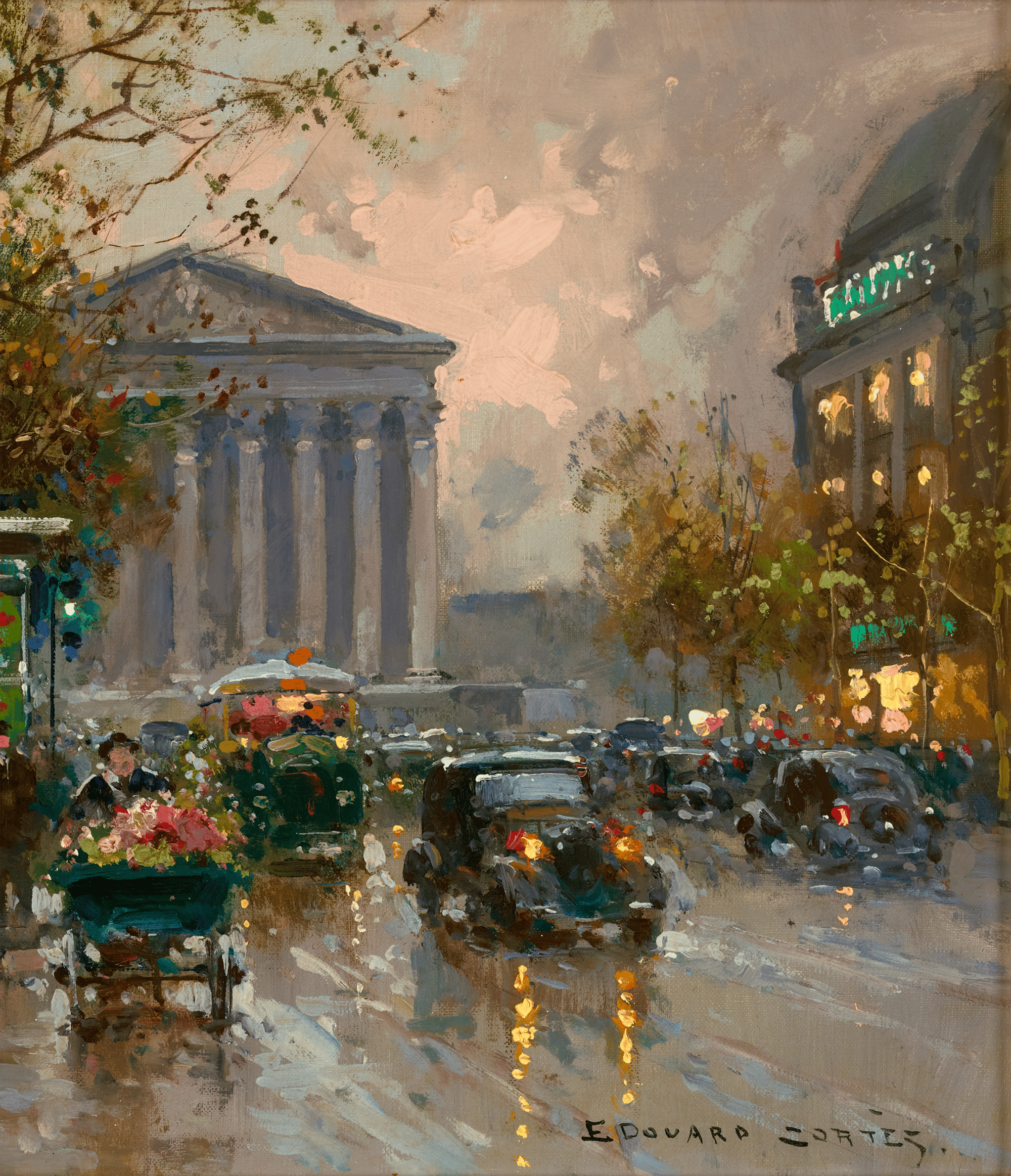 Fleurs à la Madeleine by Edouard Léon Cortès | M.S. Rau