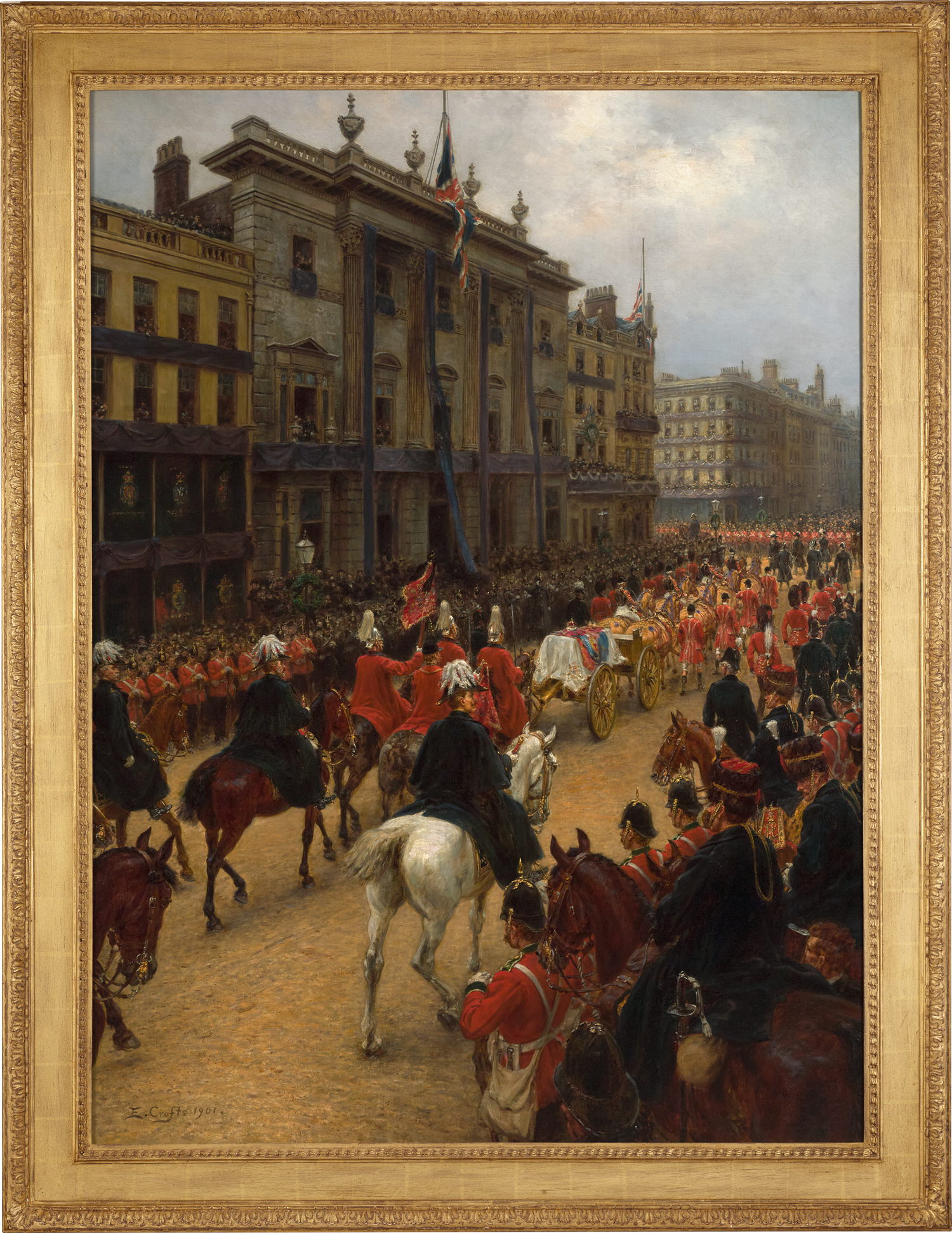The Funeral of Queen Victoria by Ernest Crofts