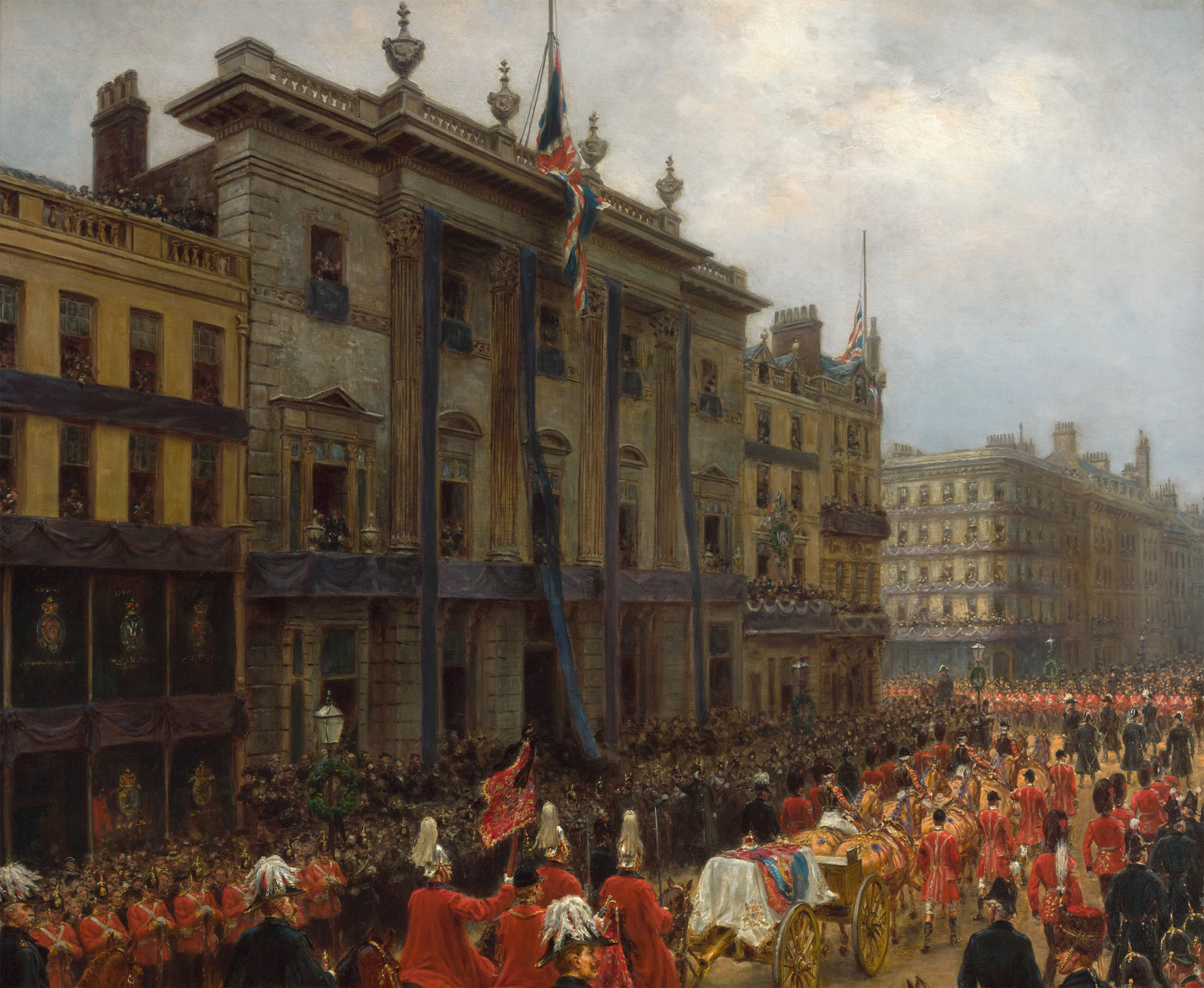 The Funeral of Queen Victoria by Ernest Crofts