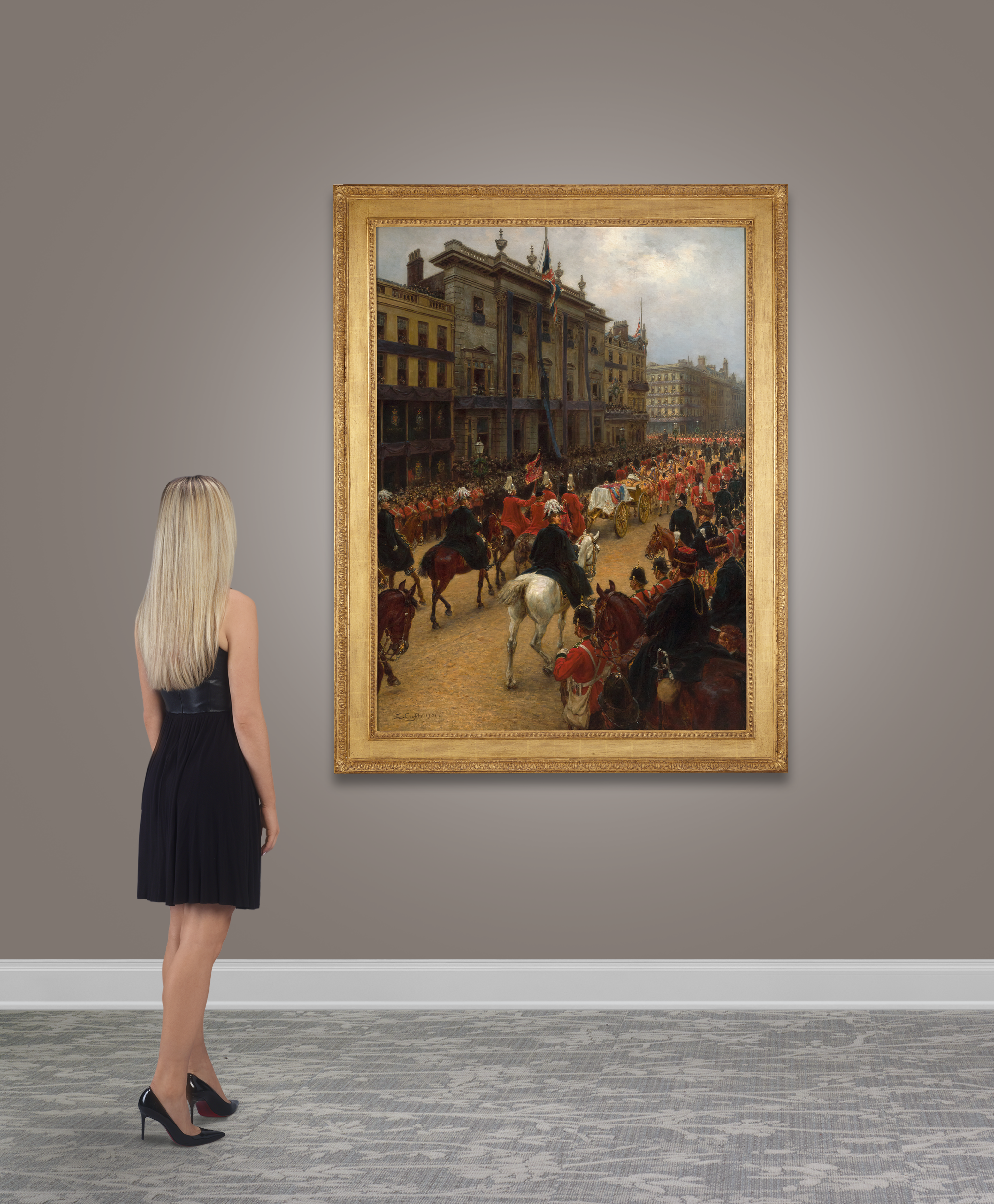 The Funeral of Queen Victoria by Ernest Crofts