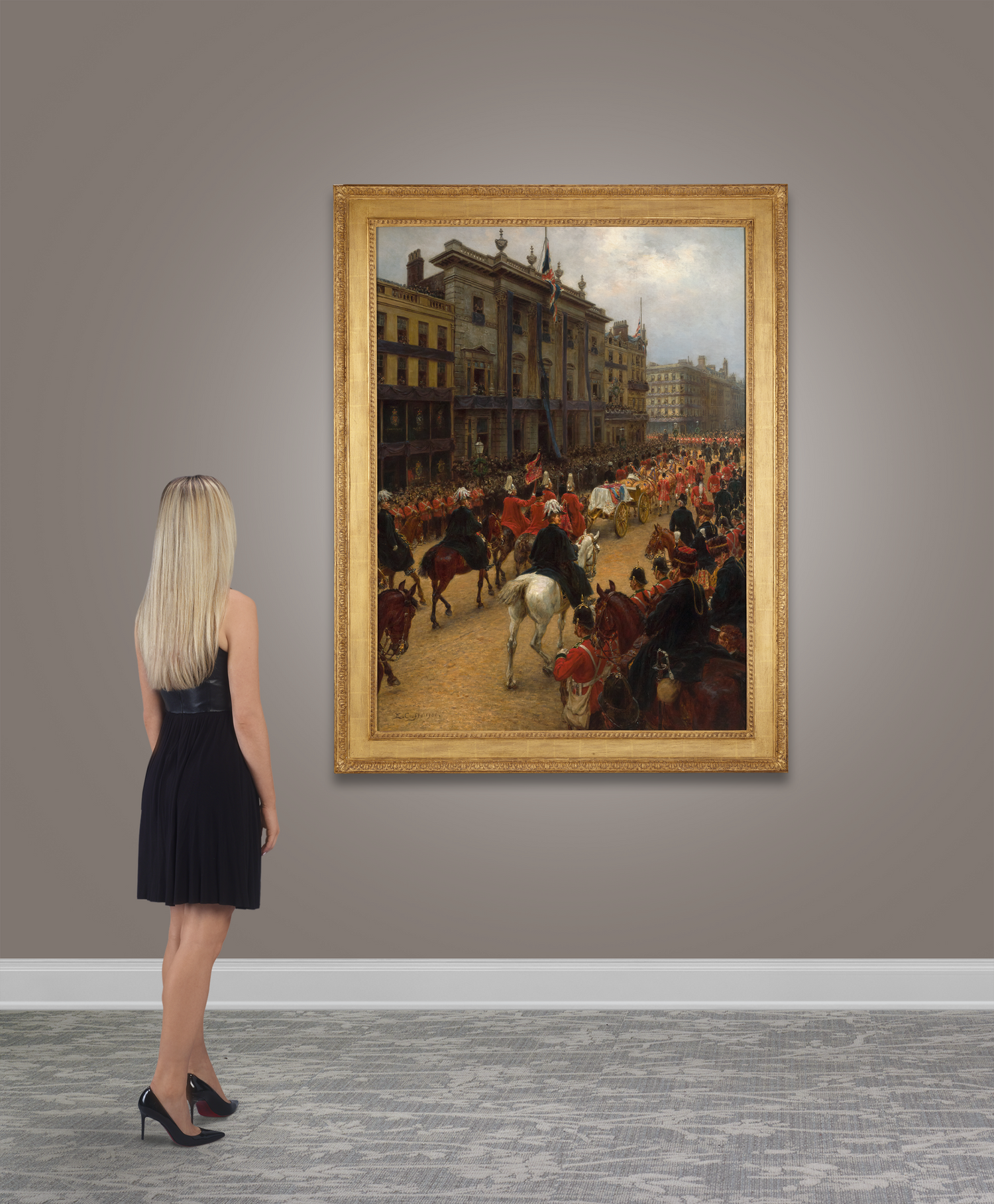 The Funeral of Queen Victoria by Ernest Crofts