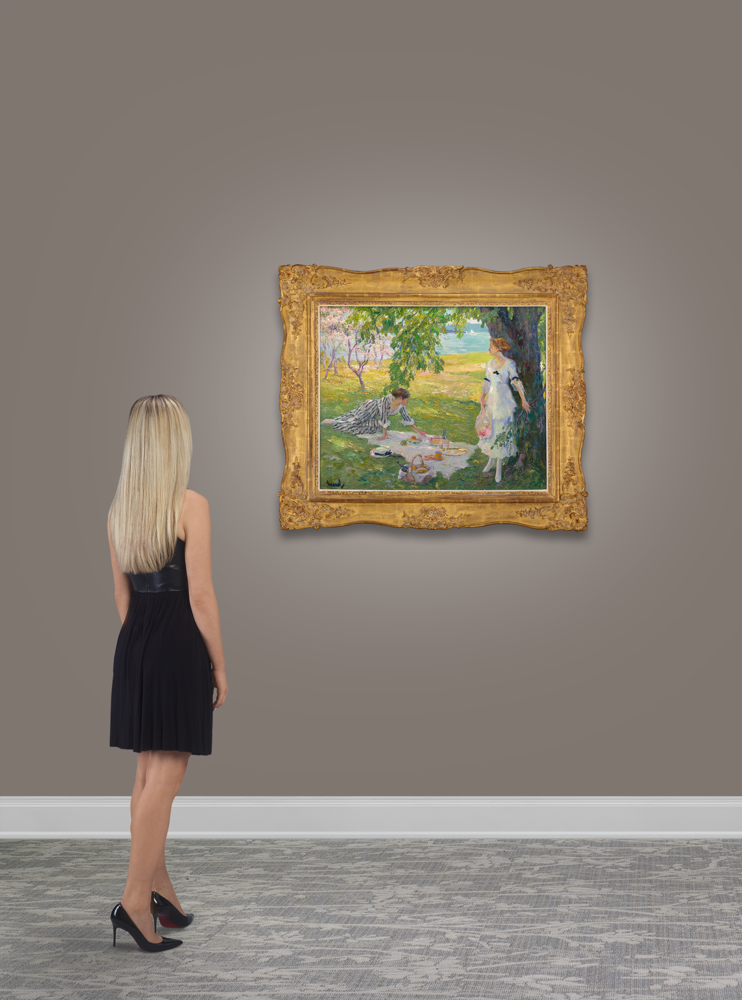 Picnic in the Shade by Edward Alfred Cucuel