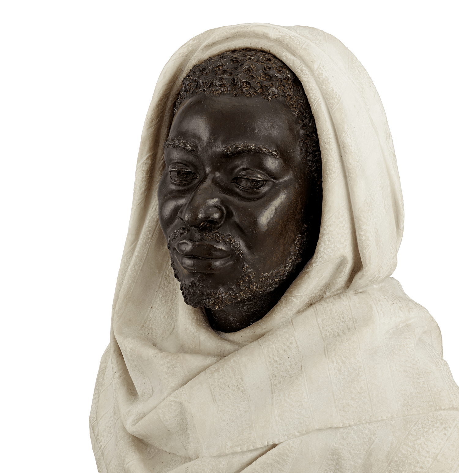 Pair of Bronze and Marble Busts by Henry Dasson and C. Caccia