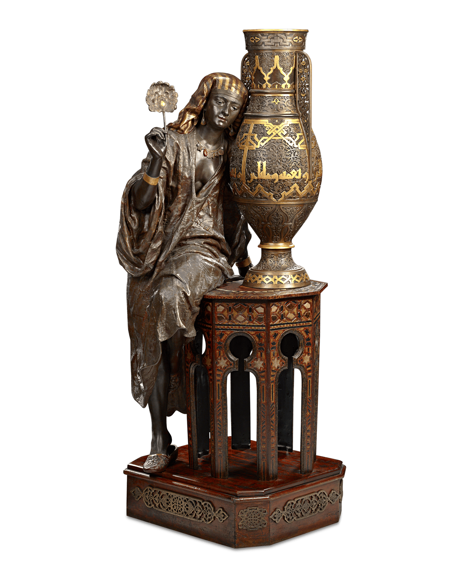 Woman with Alhambra-Style Vase by Louis Hottot