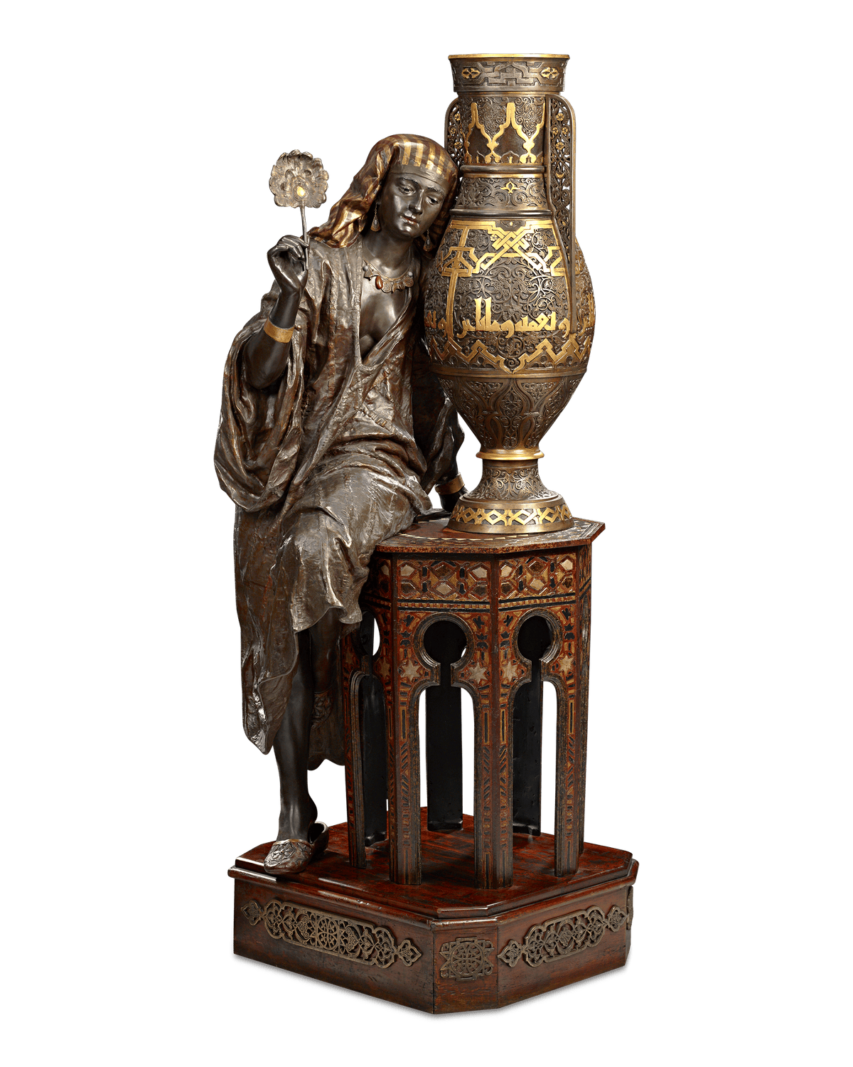 Woman with Alhambra-Style Vase by Louis Hottot