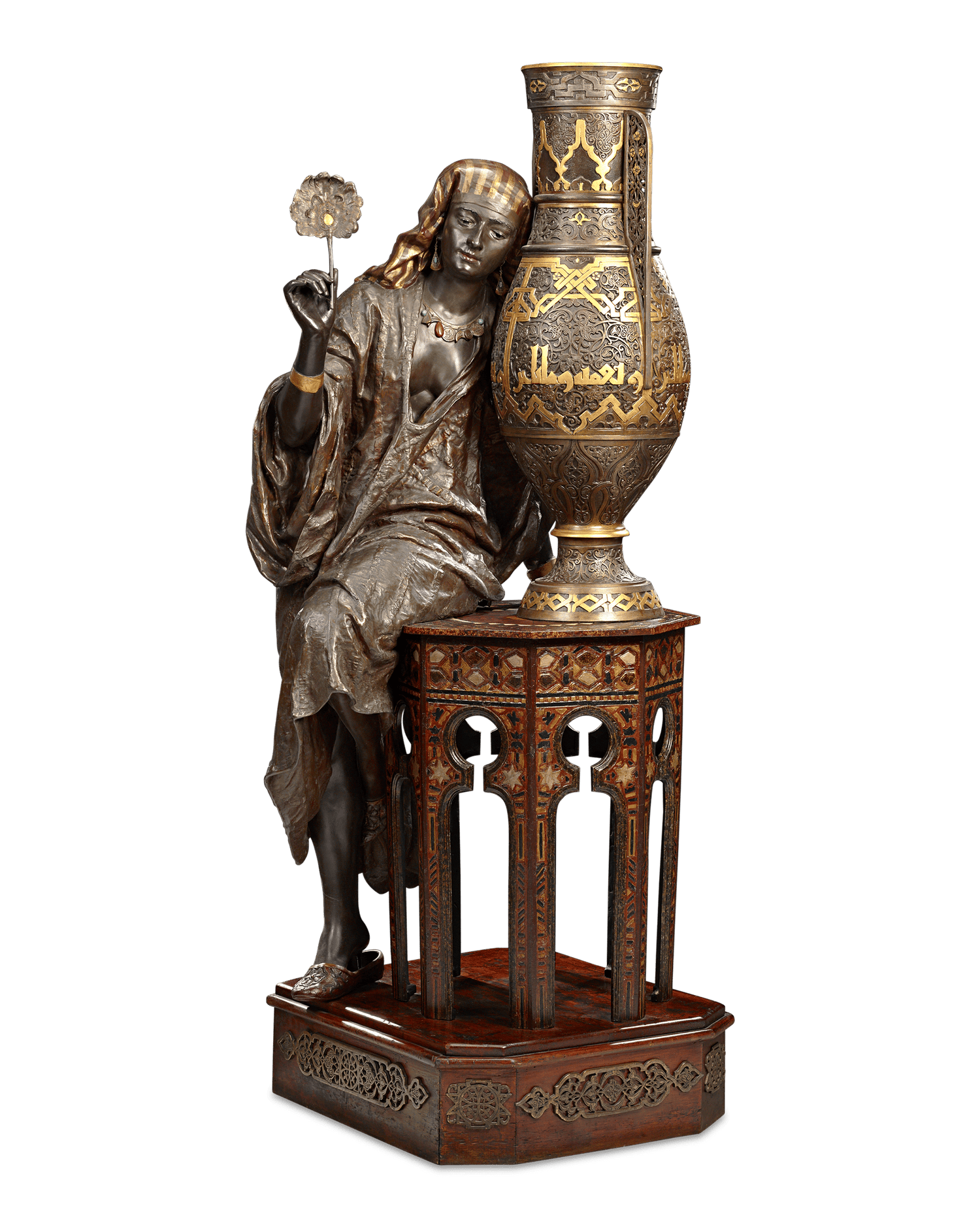 Woman with Alhambra-Style Vase by Louis Hottot
