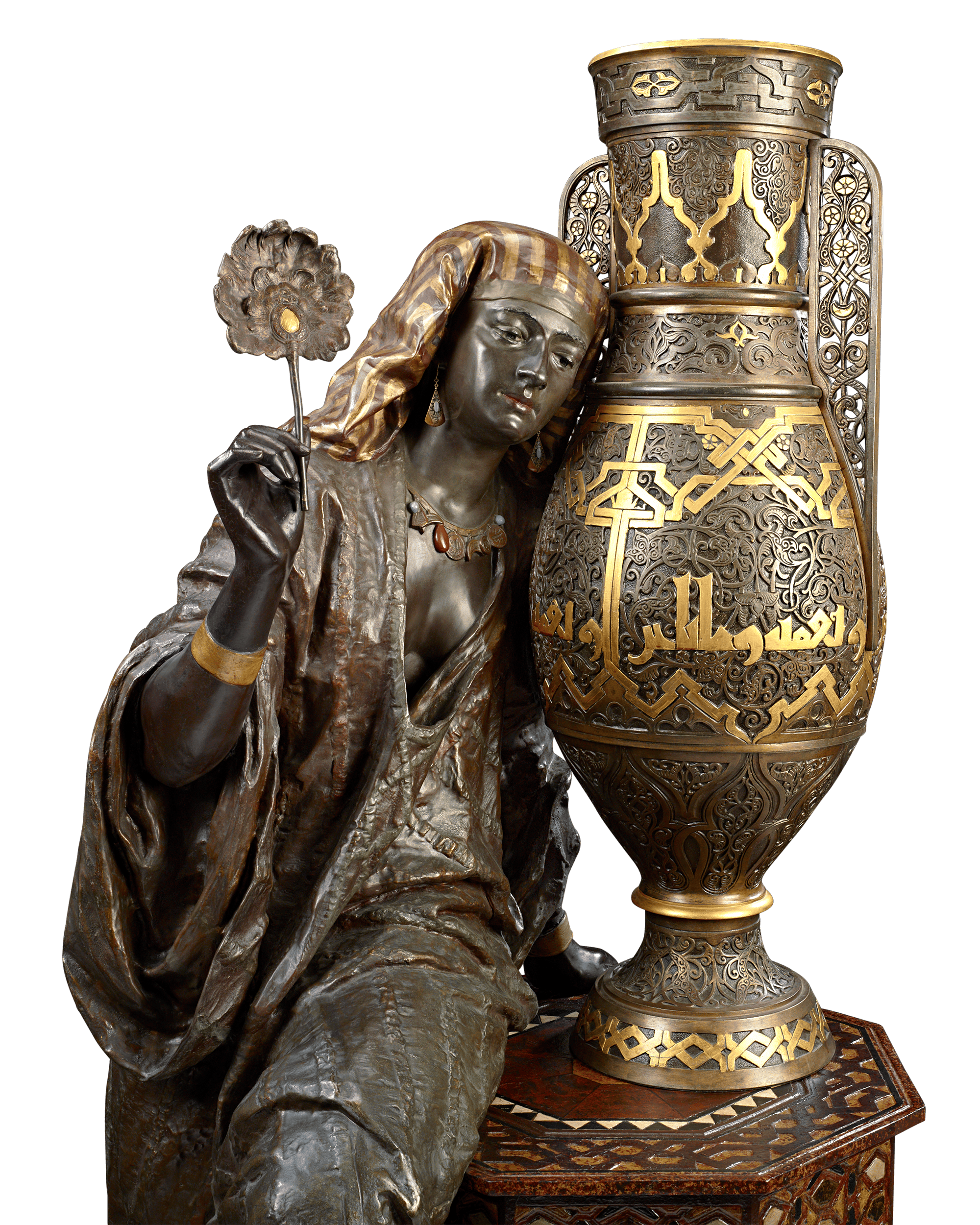 Woman with Alhambra-Style Vase by Louis Hottot