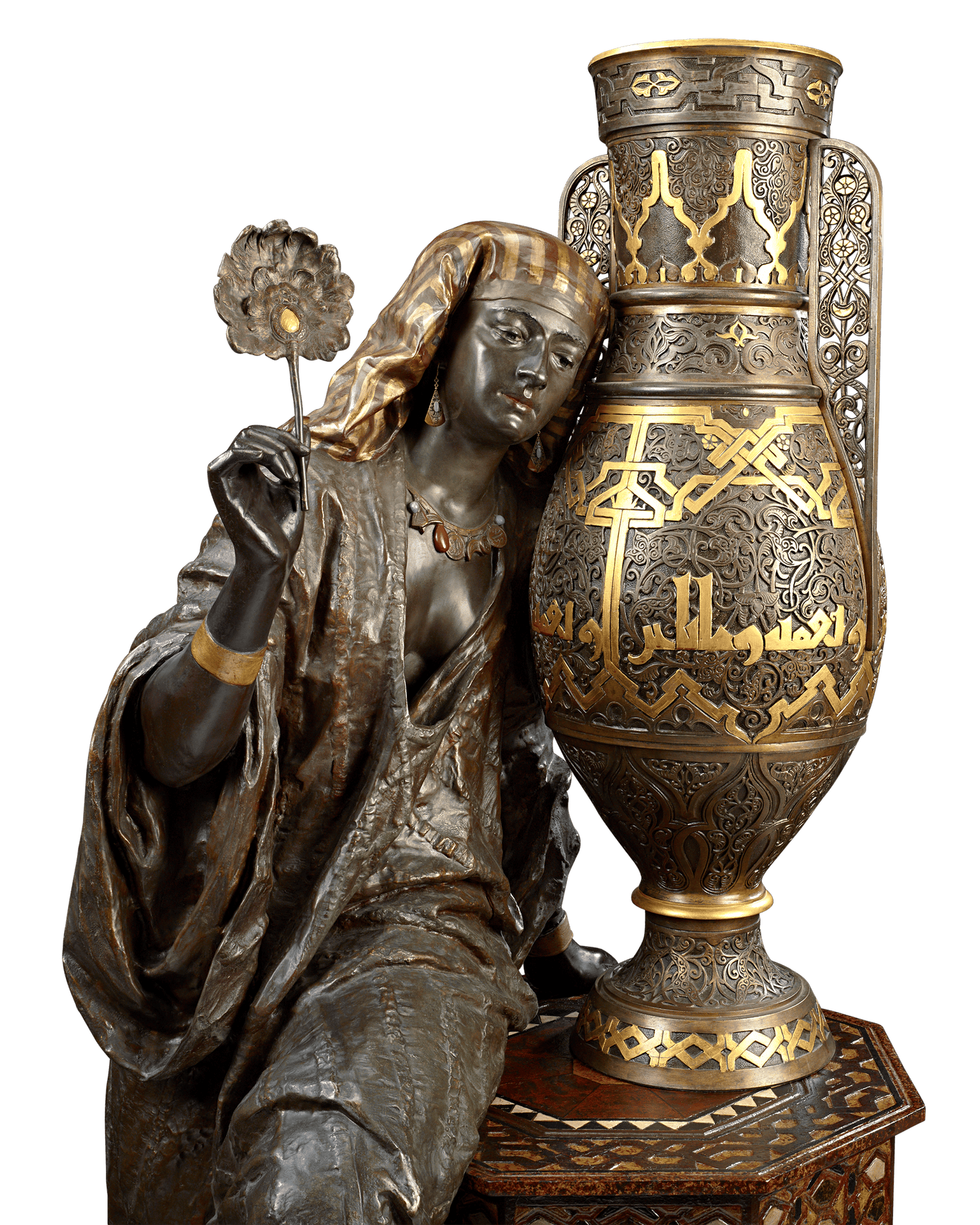 Woman with Alhambra-Style Vase by Louis Hottot
