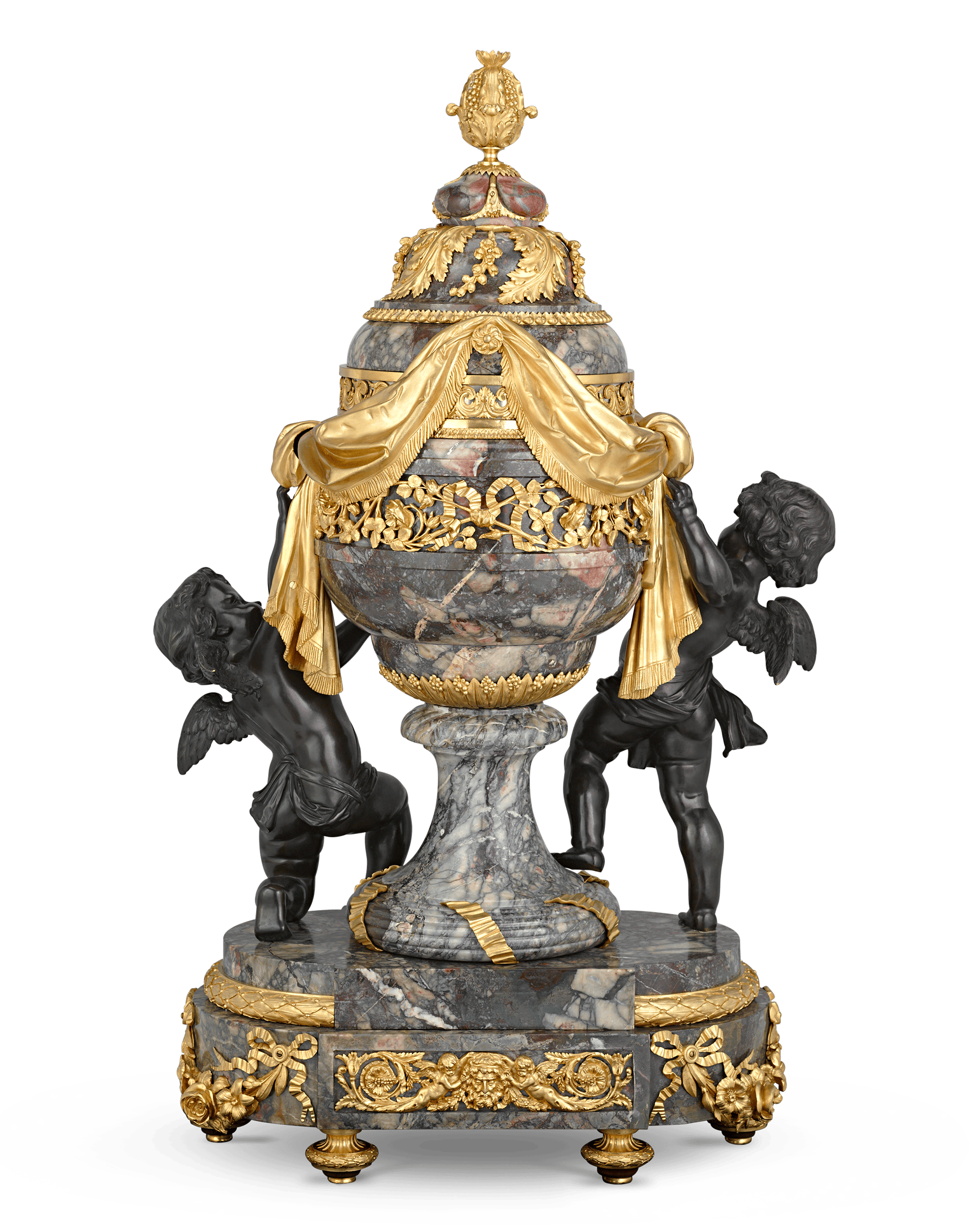 Rothschild French Clock Garniture