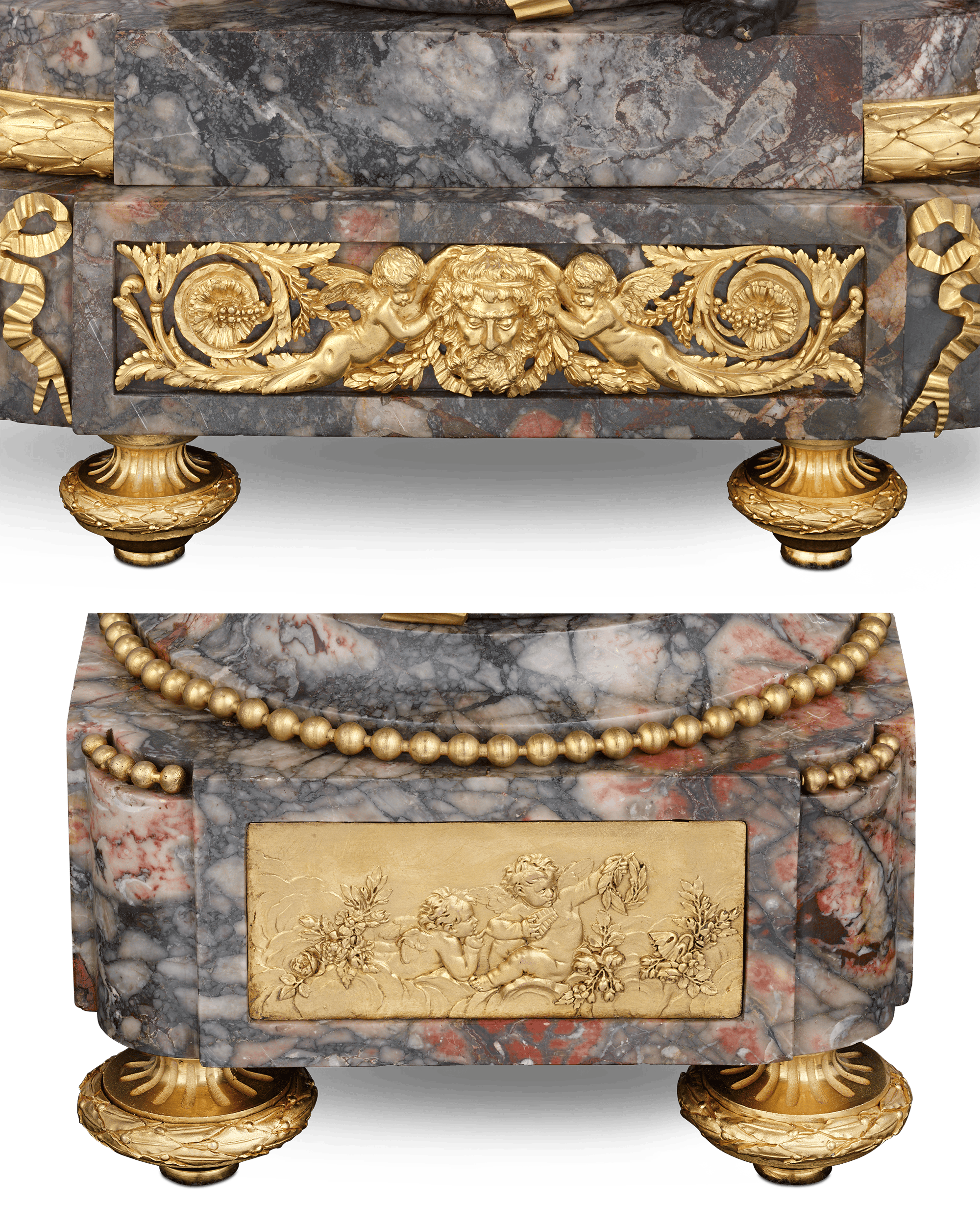 Rothschild French Clock Garniture