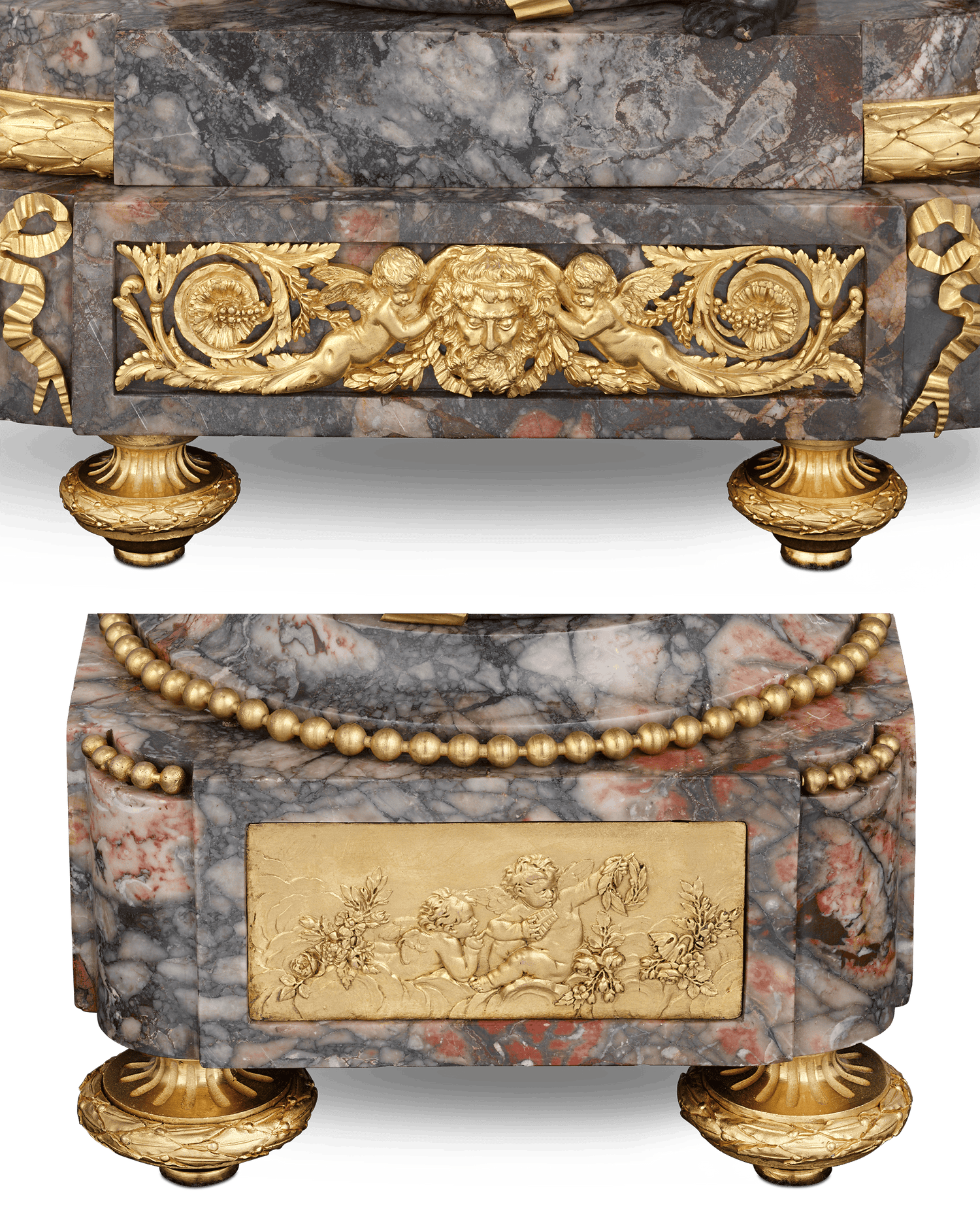Rothschild French Clock Garniture