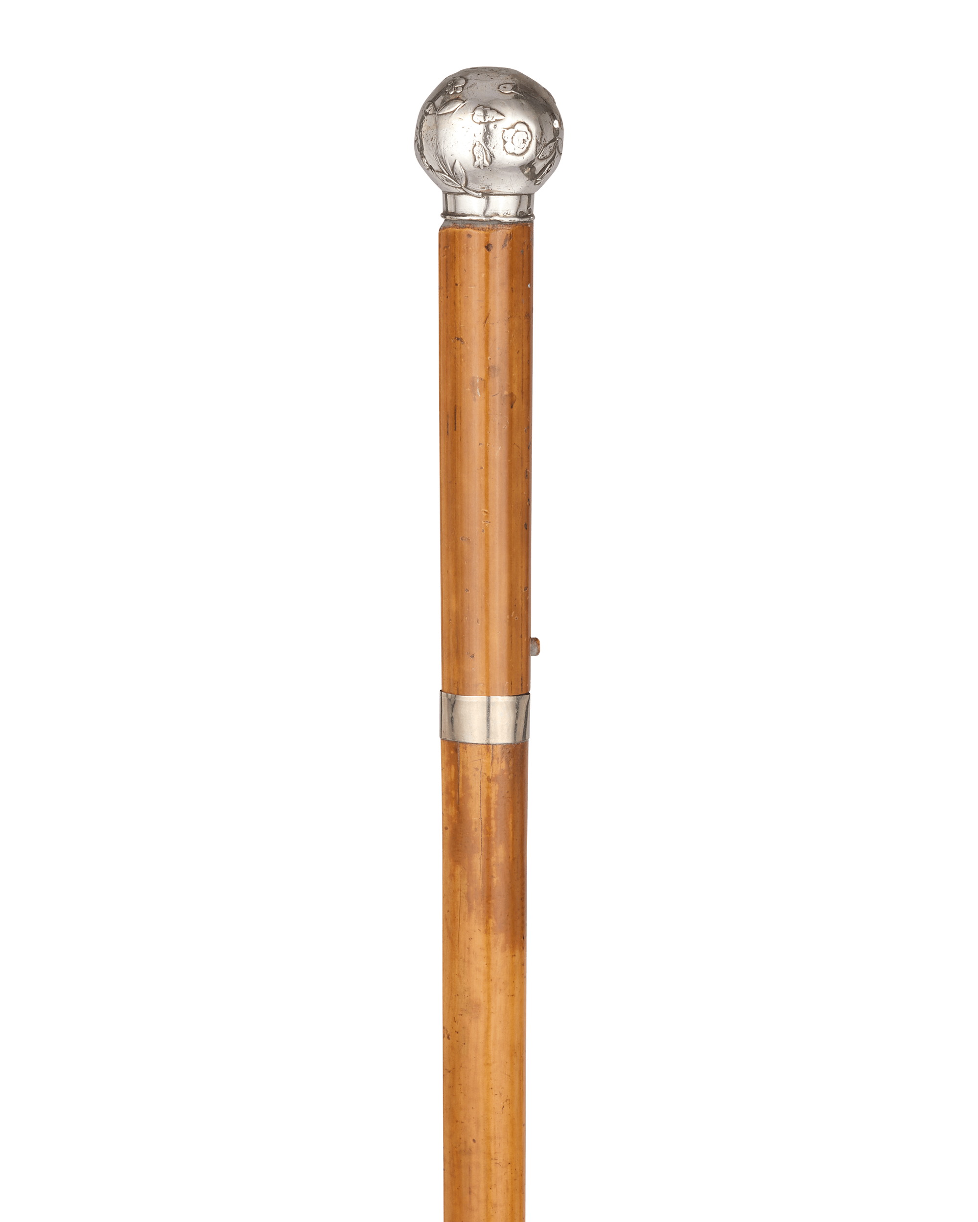 Sword Cane with Silver Knob