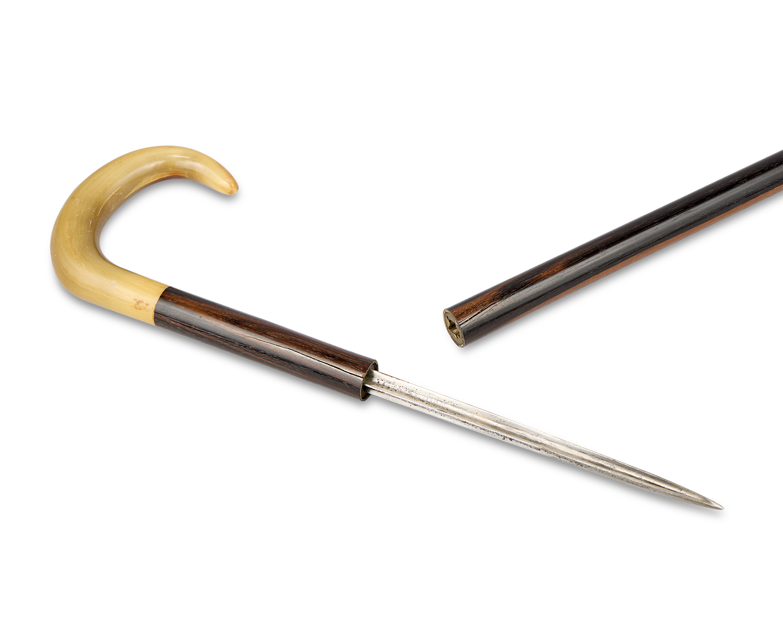 Dagger Cane with Horn Handle