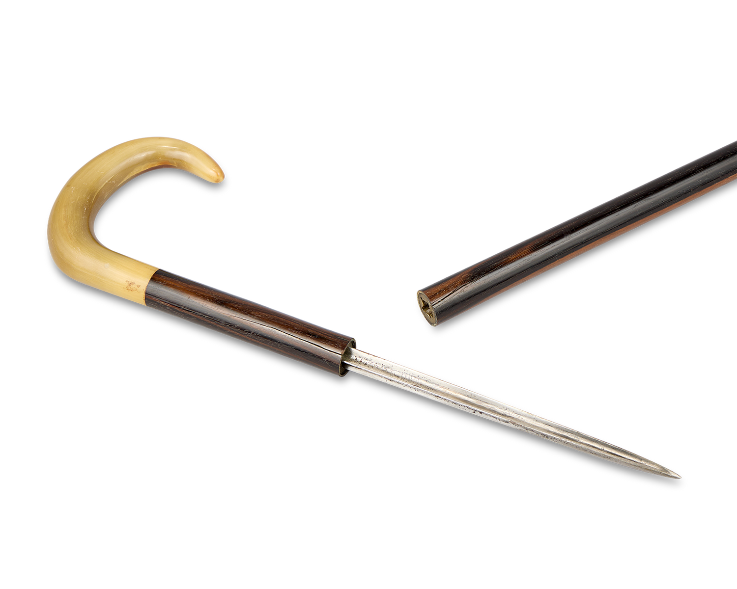 Dagger Cane with Horn Handle
