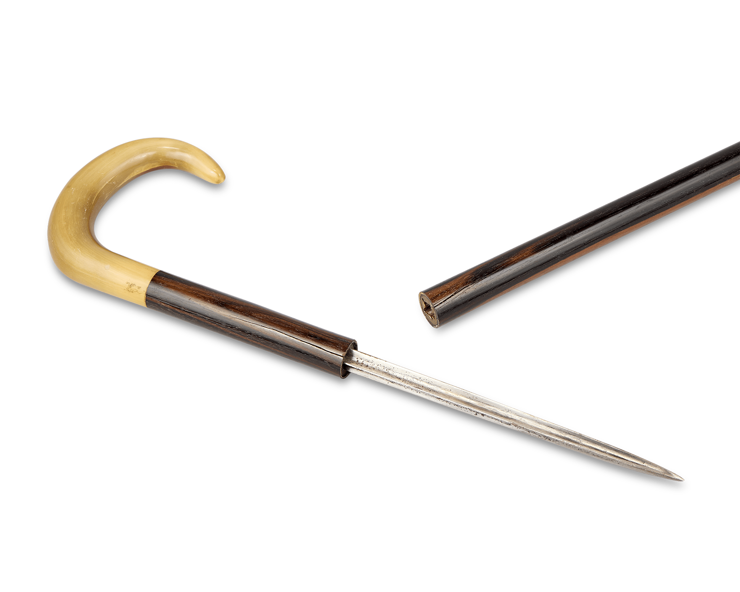 Dagger Cane with Horn Handle