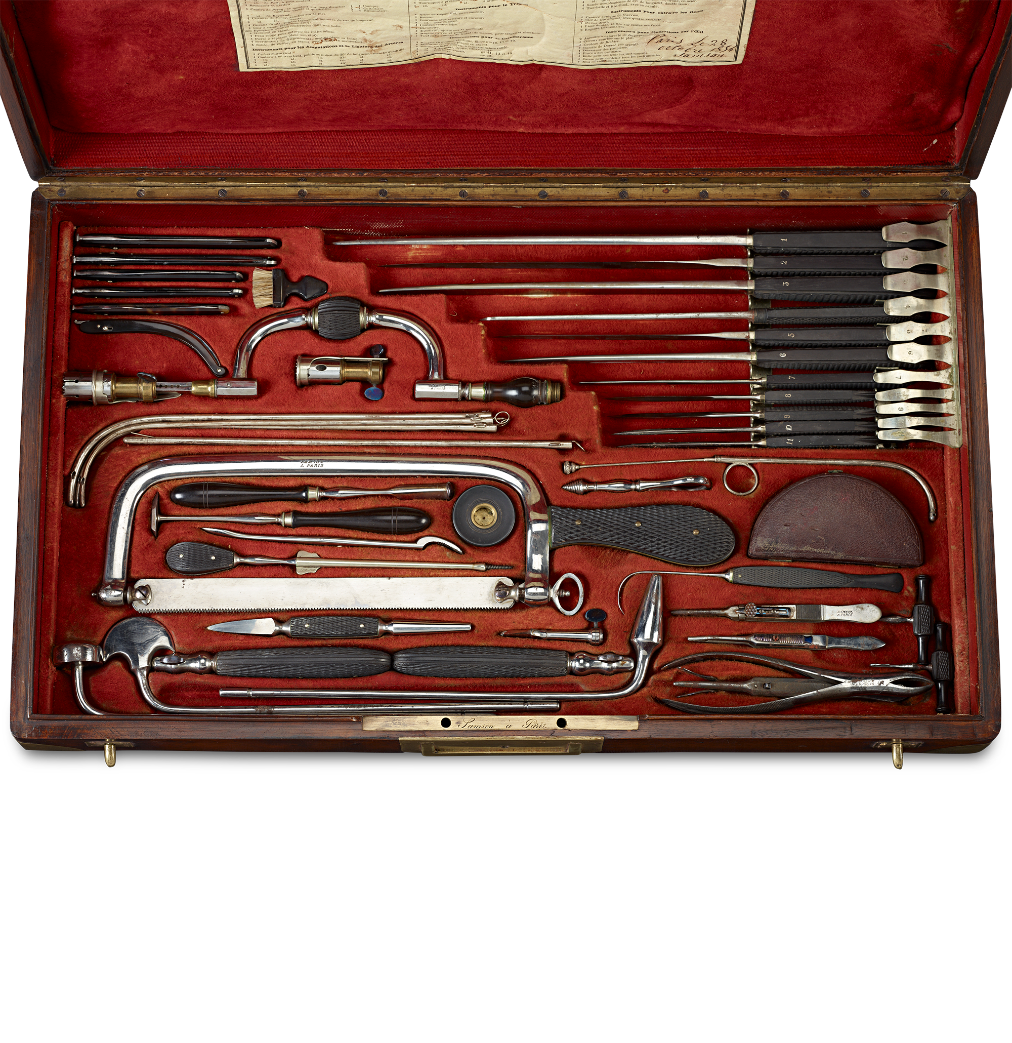 French Naval Surgical Set by Samson