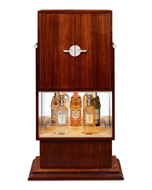 Art Deco Brazilian Rosewood Cocktail Cabinet