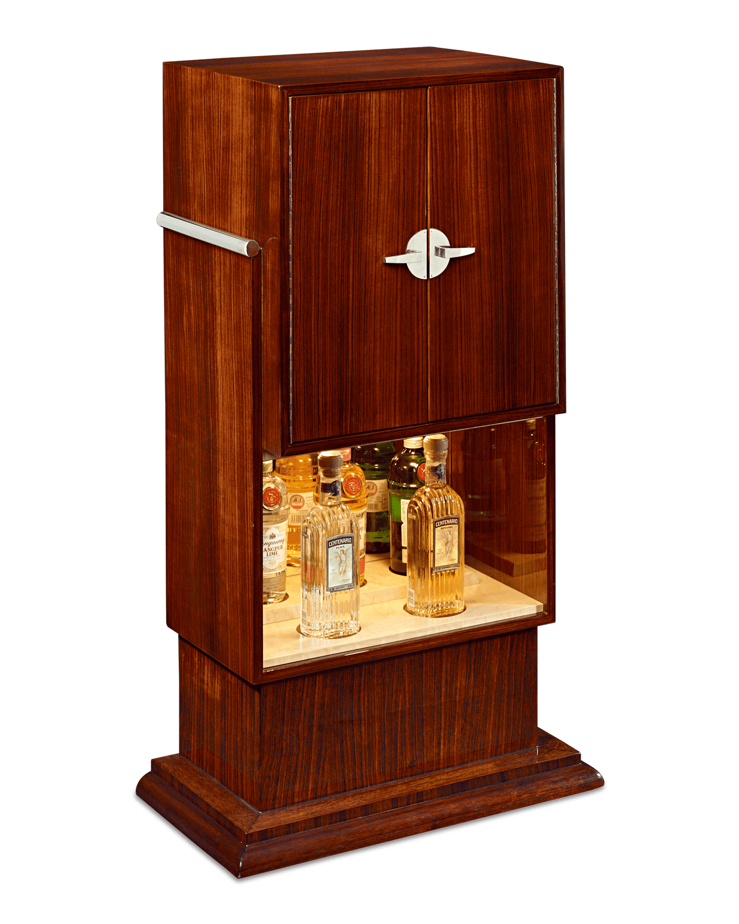 Art Deco Brazilian Rosewood Cocktail Cabinet