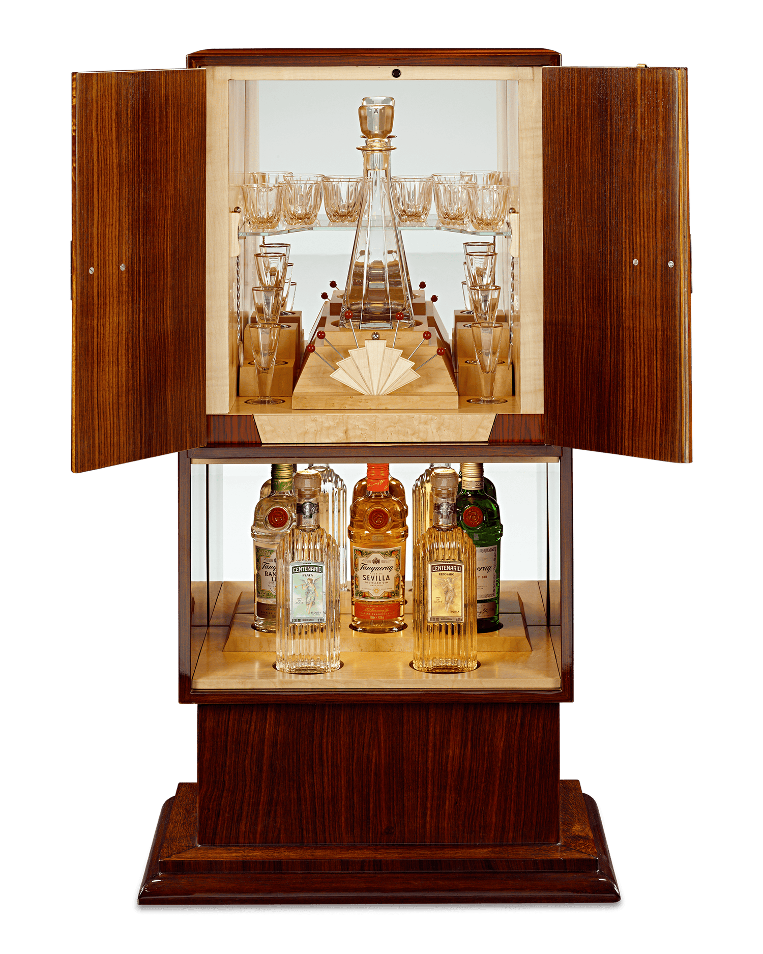 Art Deco Brazilian Rosewood Cocktail Cabinet