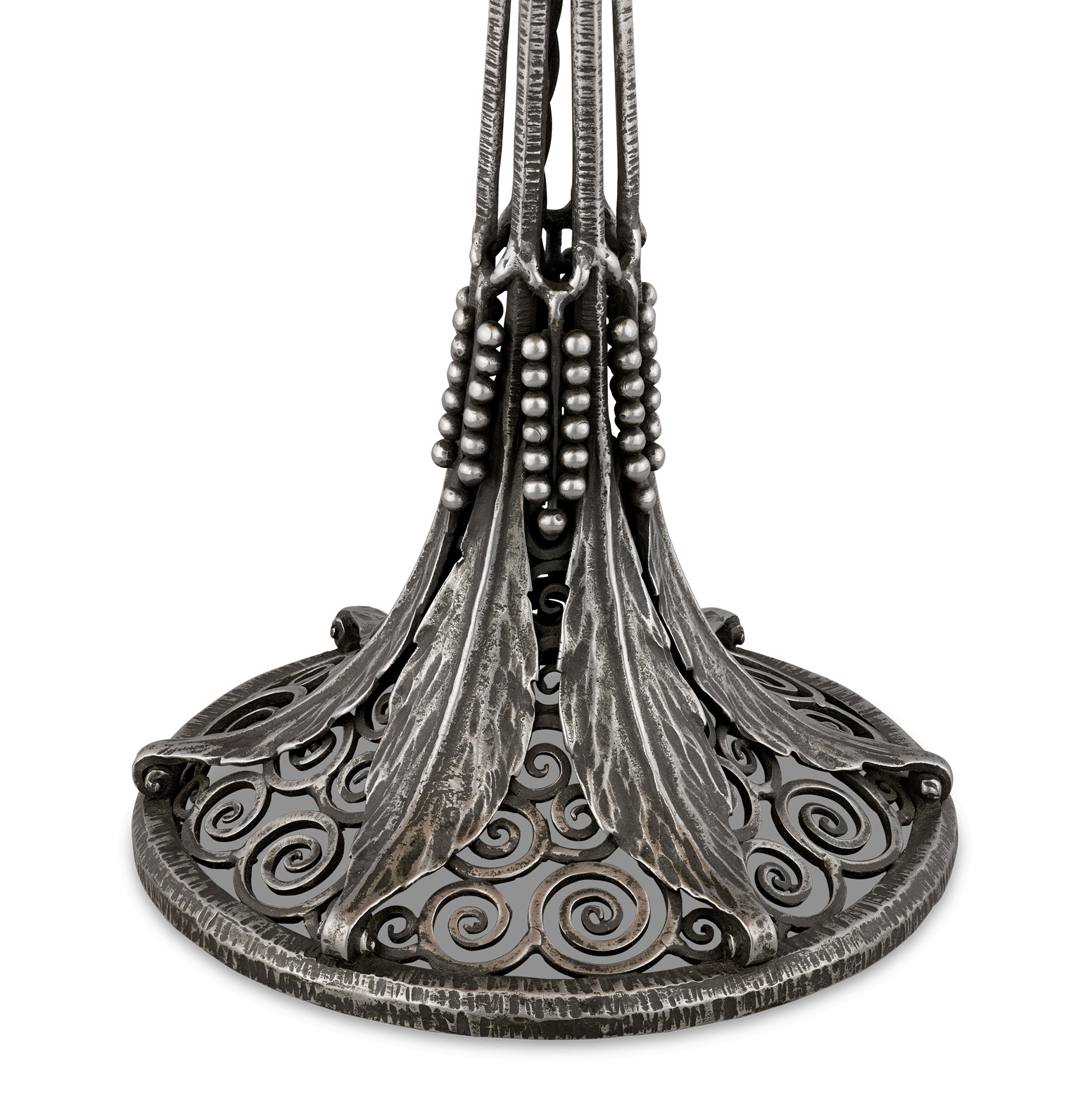 Table Lamp by Edgar Brandt and Daum Nancy