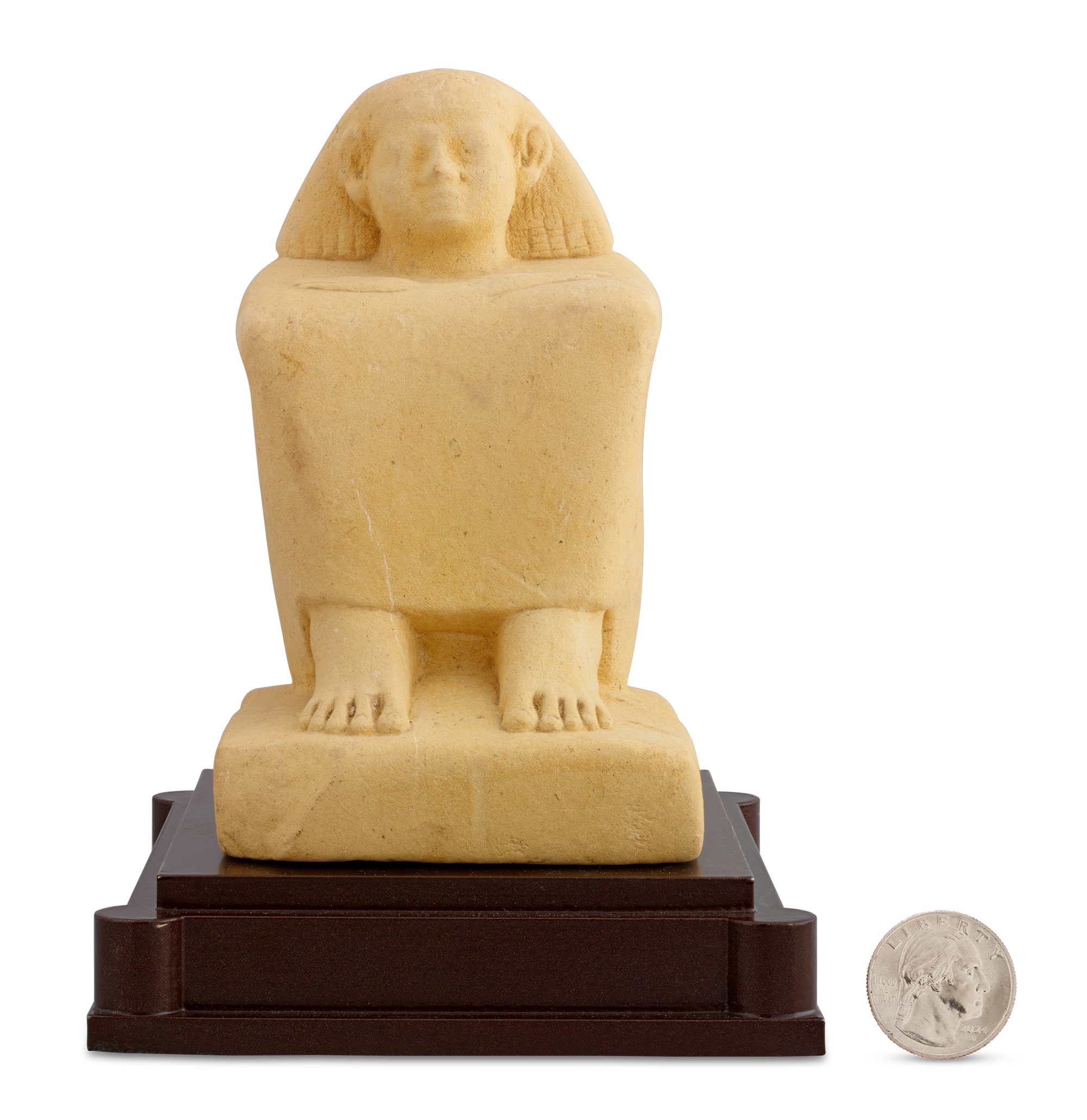 Ancient Egyptian Block Statue