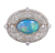 Edwardian Australian Opal Brooch, 25.00 Carats