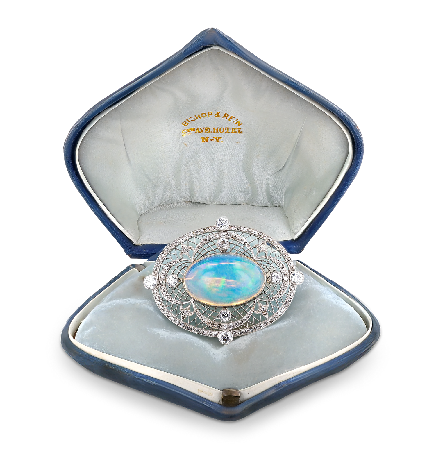 Edwardian Australian Opal Brooch, 25.00 Carats