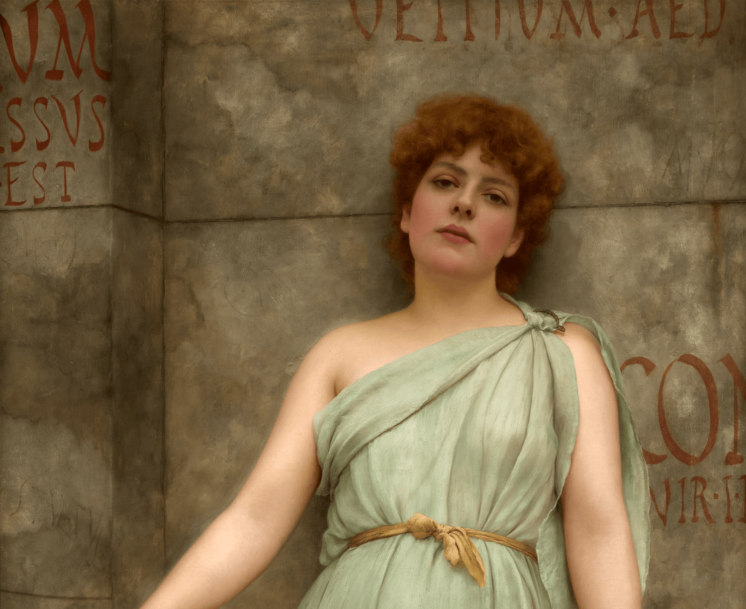 A Flower Seller by John William Godward