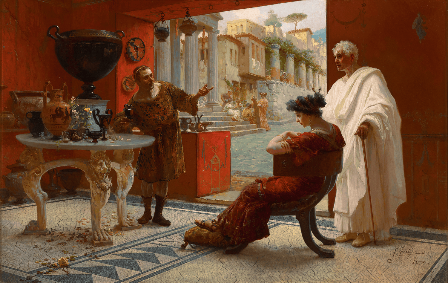 The Vendor of Antiques by Ettore Forti