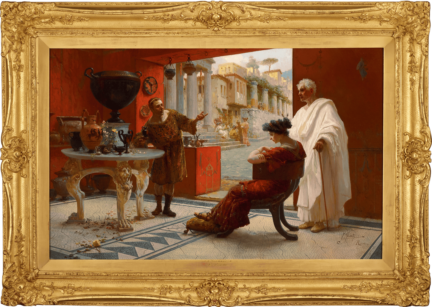 The Vendor of Antiques by Ettore Forti