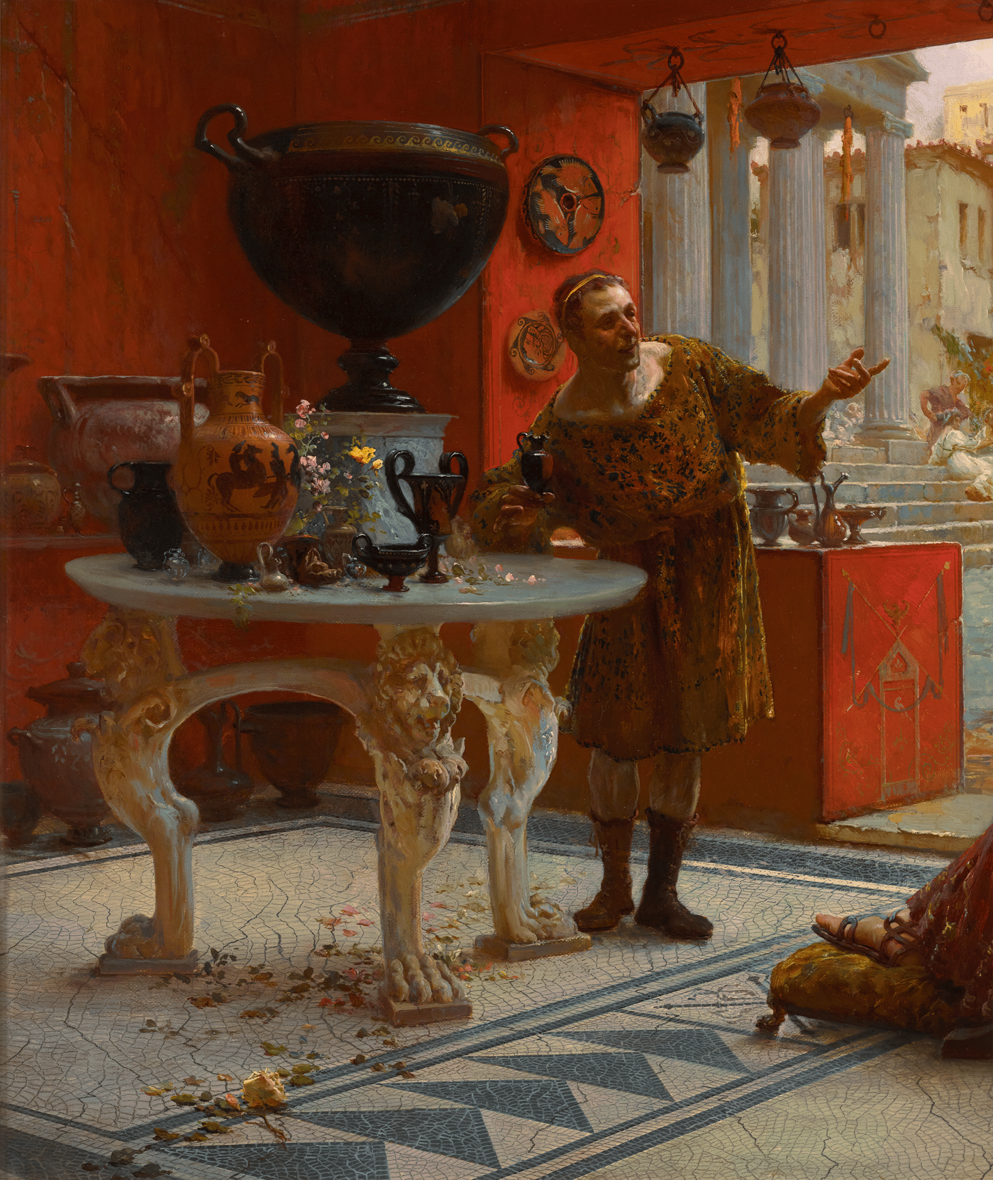 The Vendor of Antiques by Ettore Forti