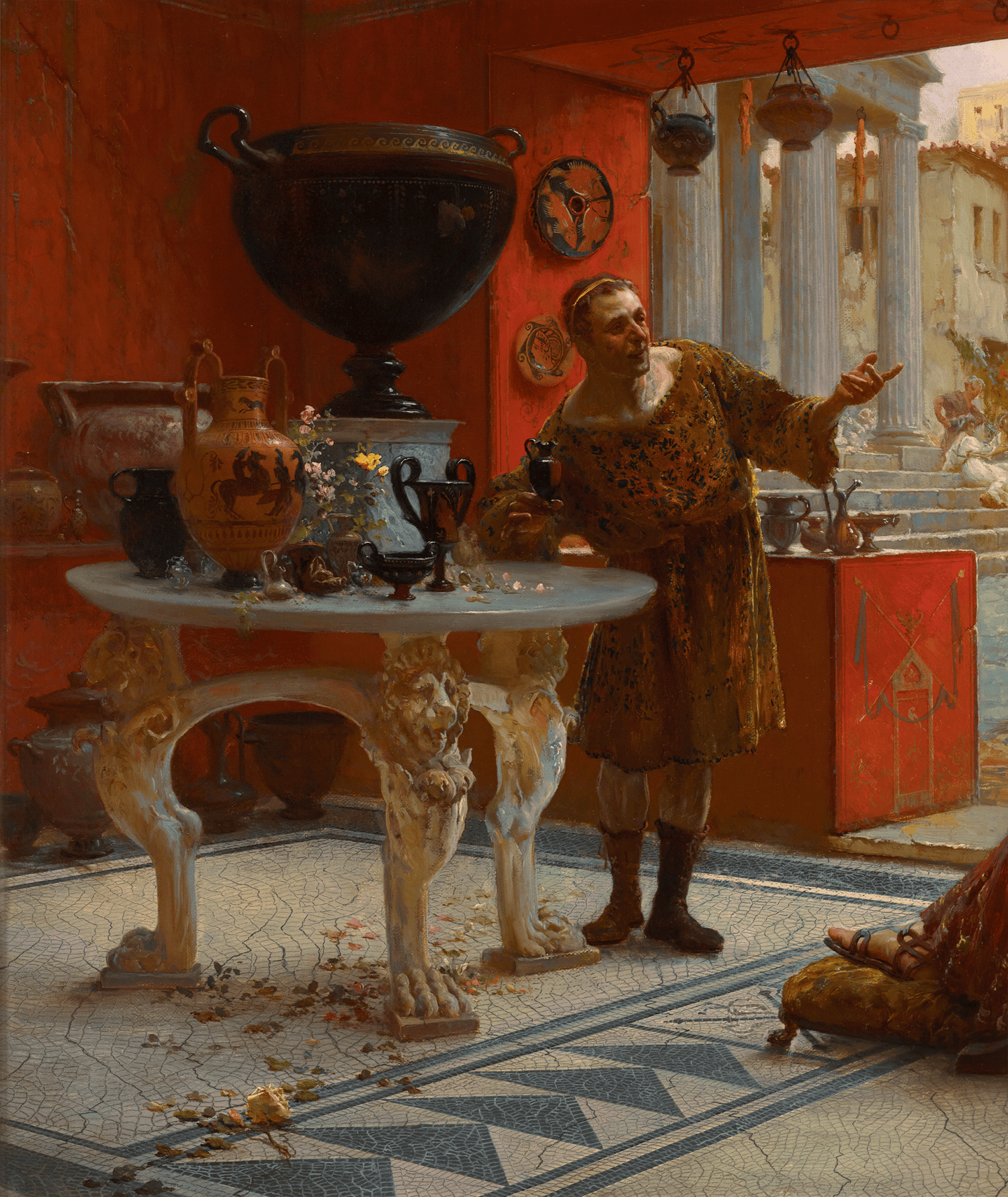 The Vendor of Antiques by Ettore Forti