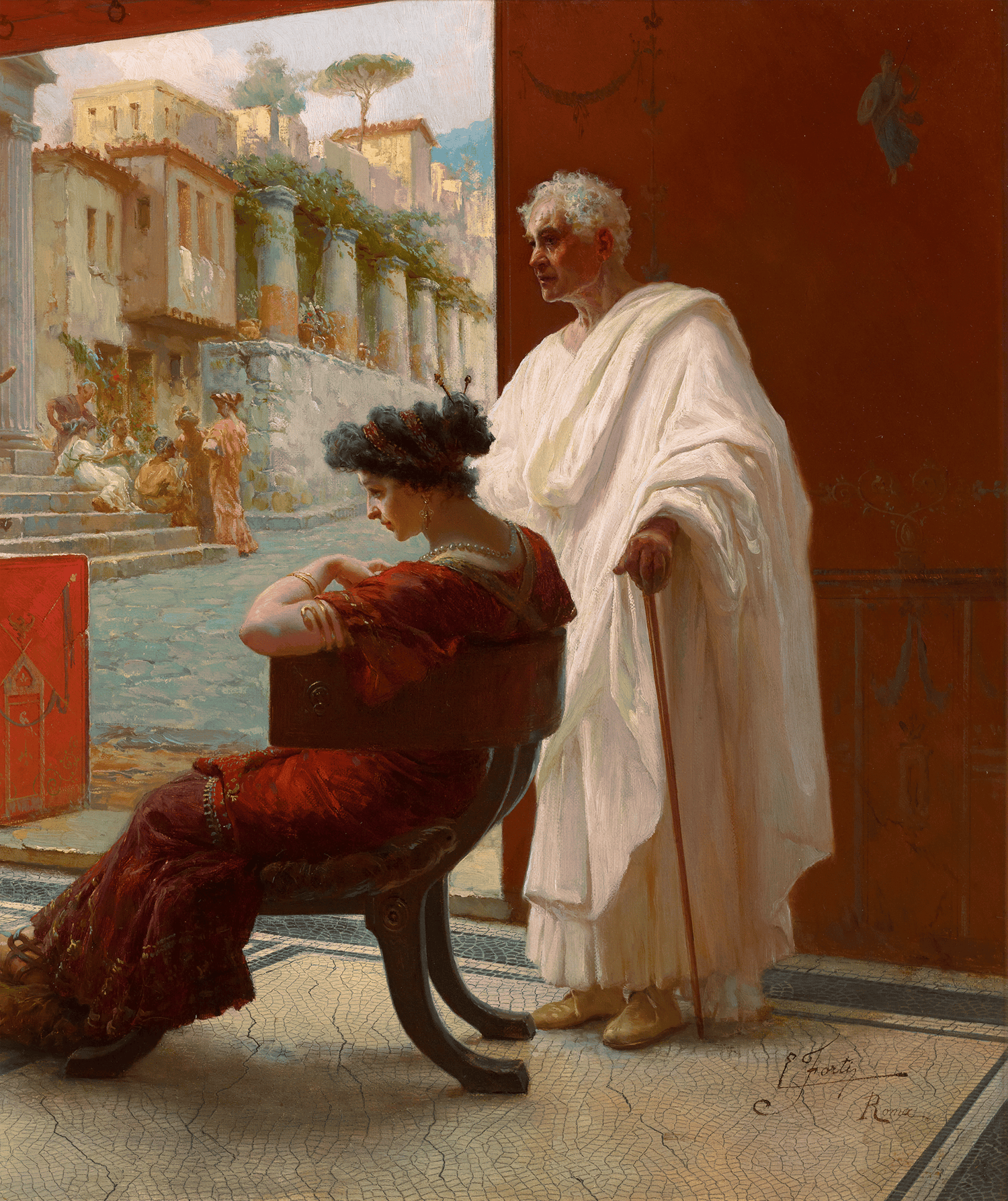 The Vendor of Antiques by Ettore Forti