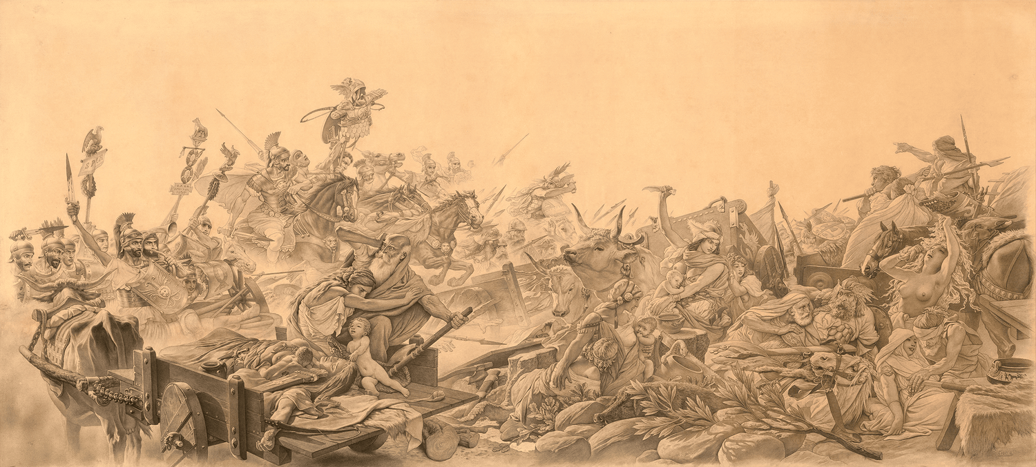 The Battle of Alesia by Giuseppe Ciocca
