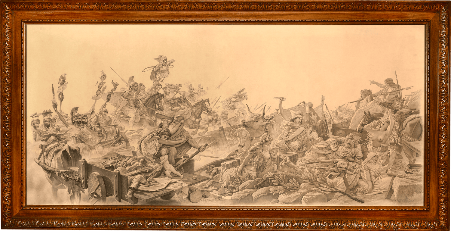 The Battle of Alesia by Giuseppe Ciocca