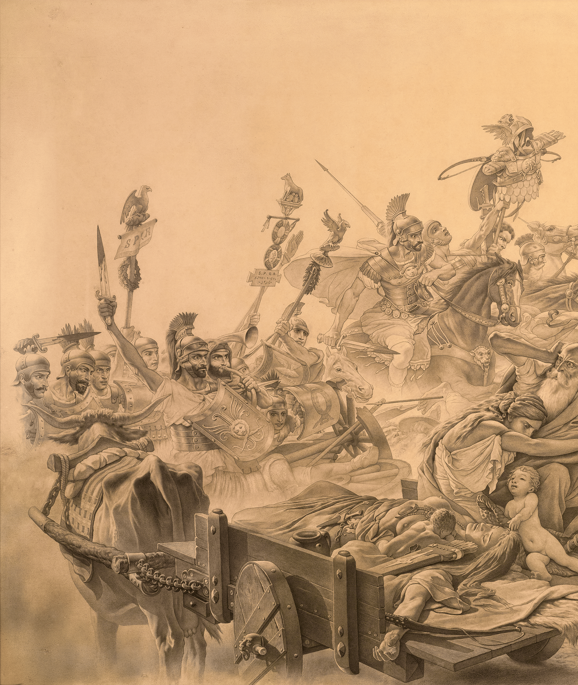 The Battle of Alesia by Giuseppe Ciocca