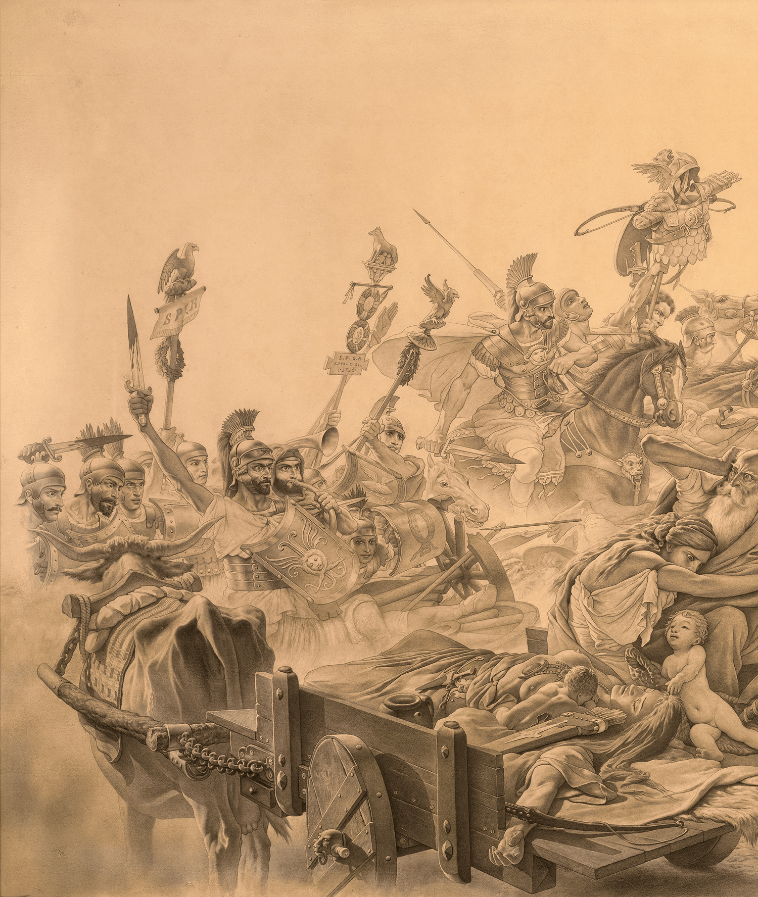 The Battle of Alesia by Giuseppe Ciocca