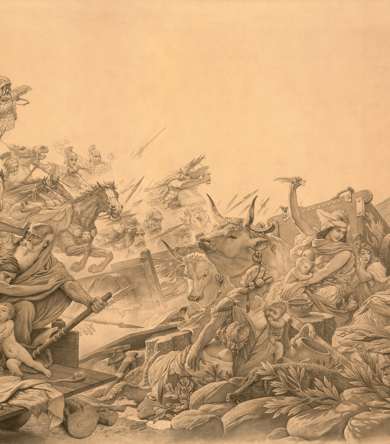 The Battle of Alesia by Giuseppe Ciocca