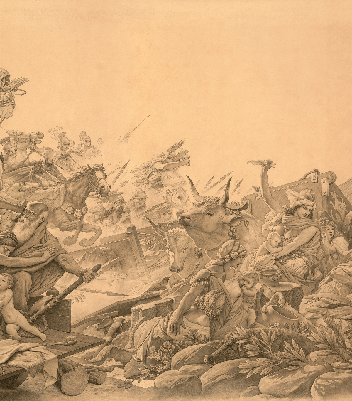 The Battle of Alesia by Giuseppe Ciocca