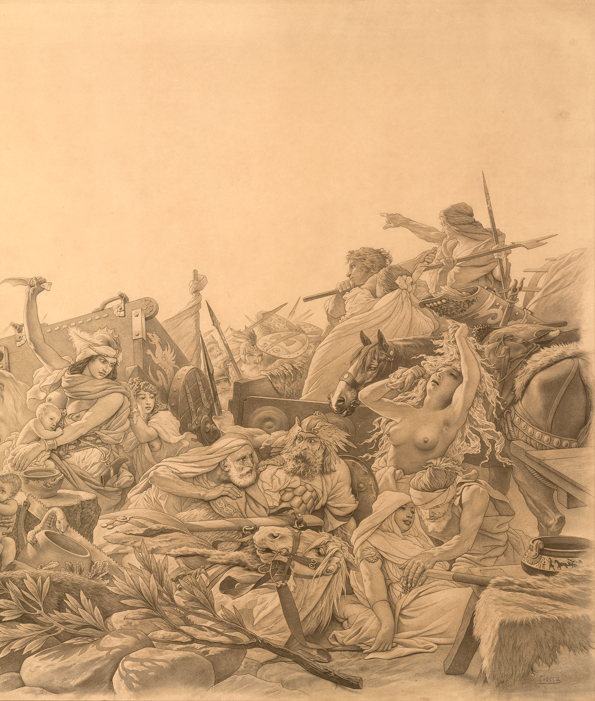 The Battle of Alesia by Giuseppe Ciocca