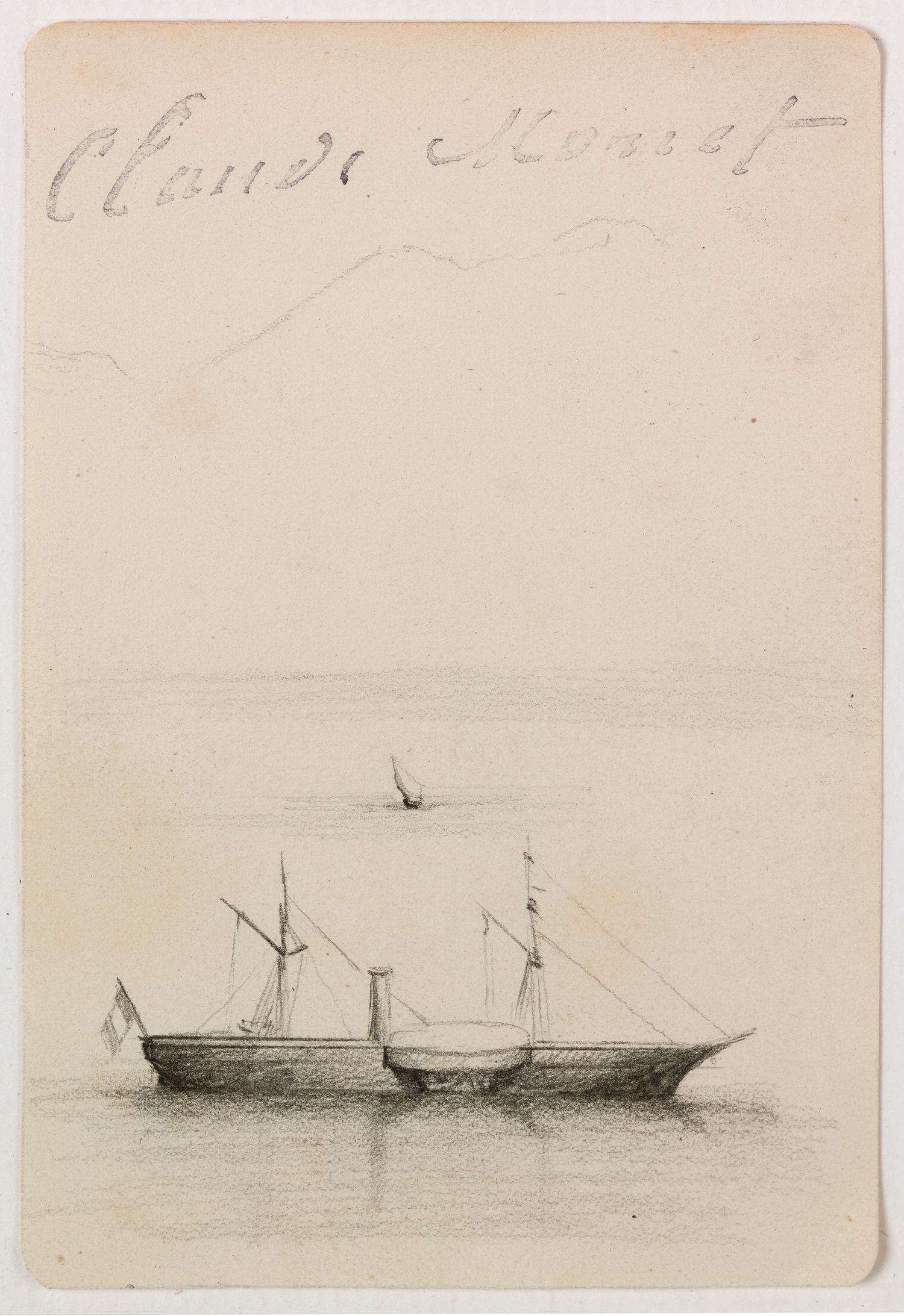 Étude d'un bateau by Claude Monet