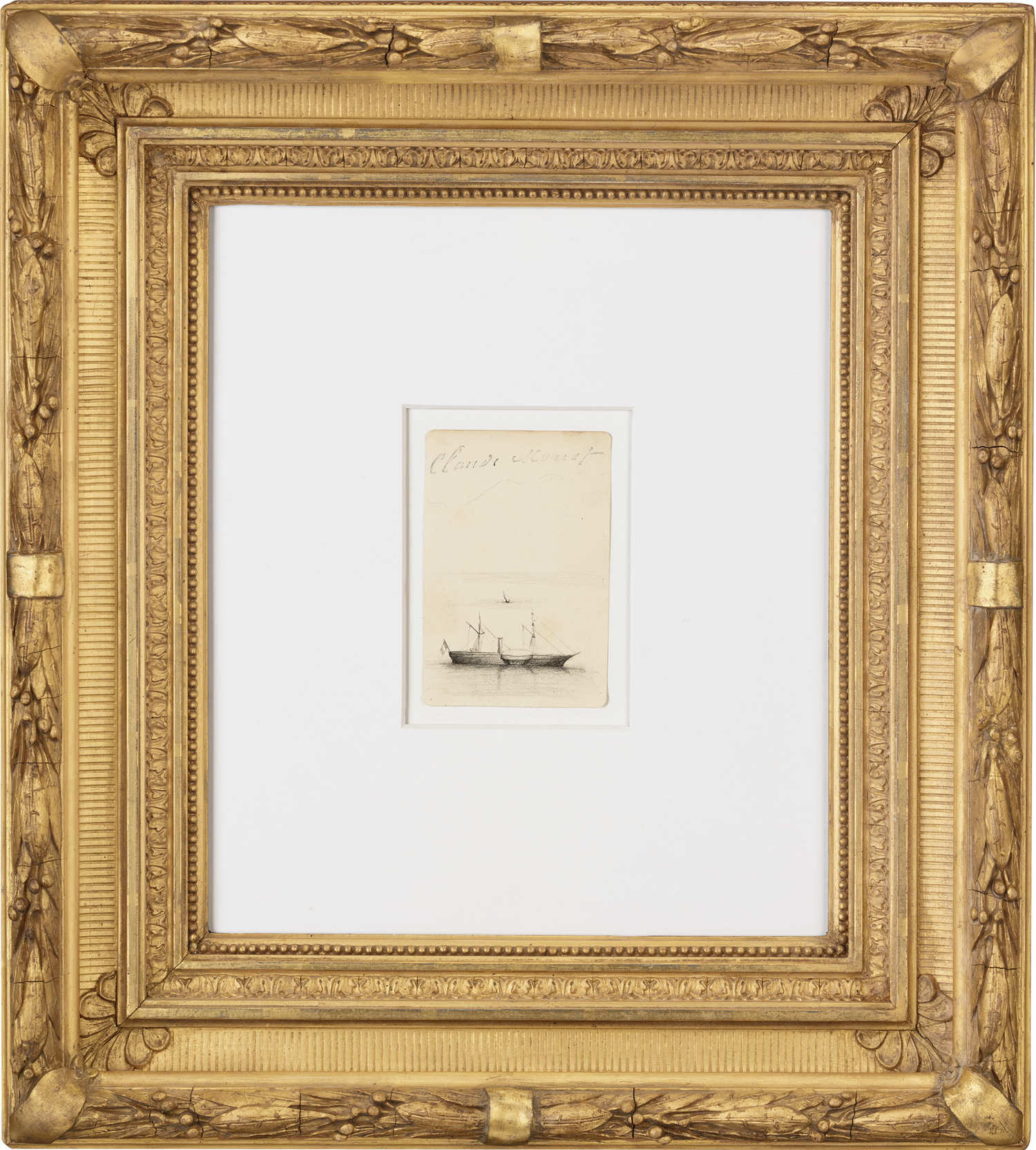 Étude d'un bateau by Claude Monet