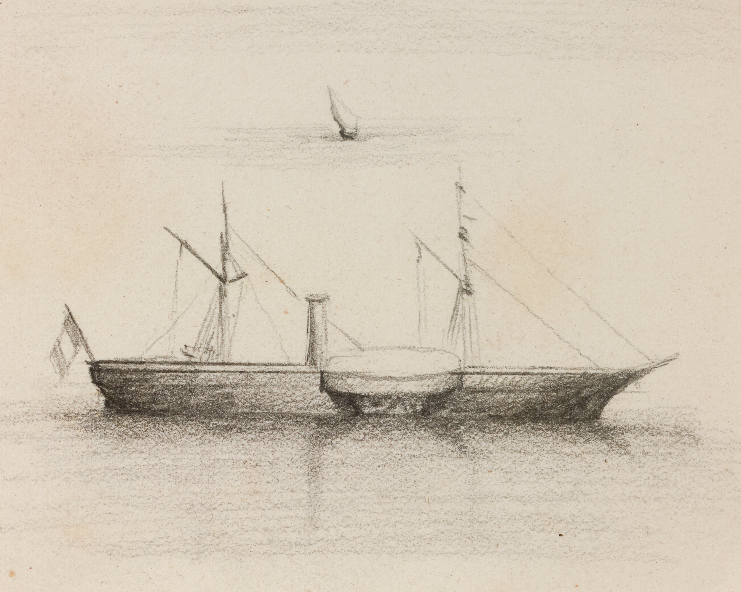 Étude d'un bateau by Claude Monet