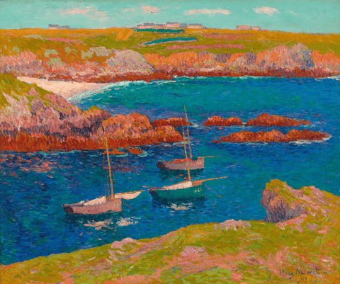 La baie de Lampaul, île d’Ouessant by Henry Moret