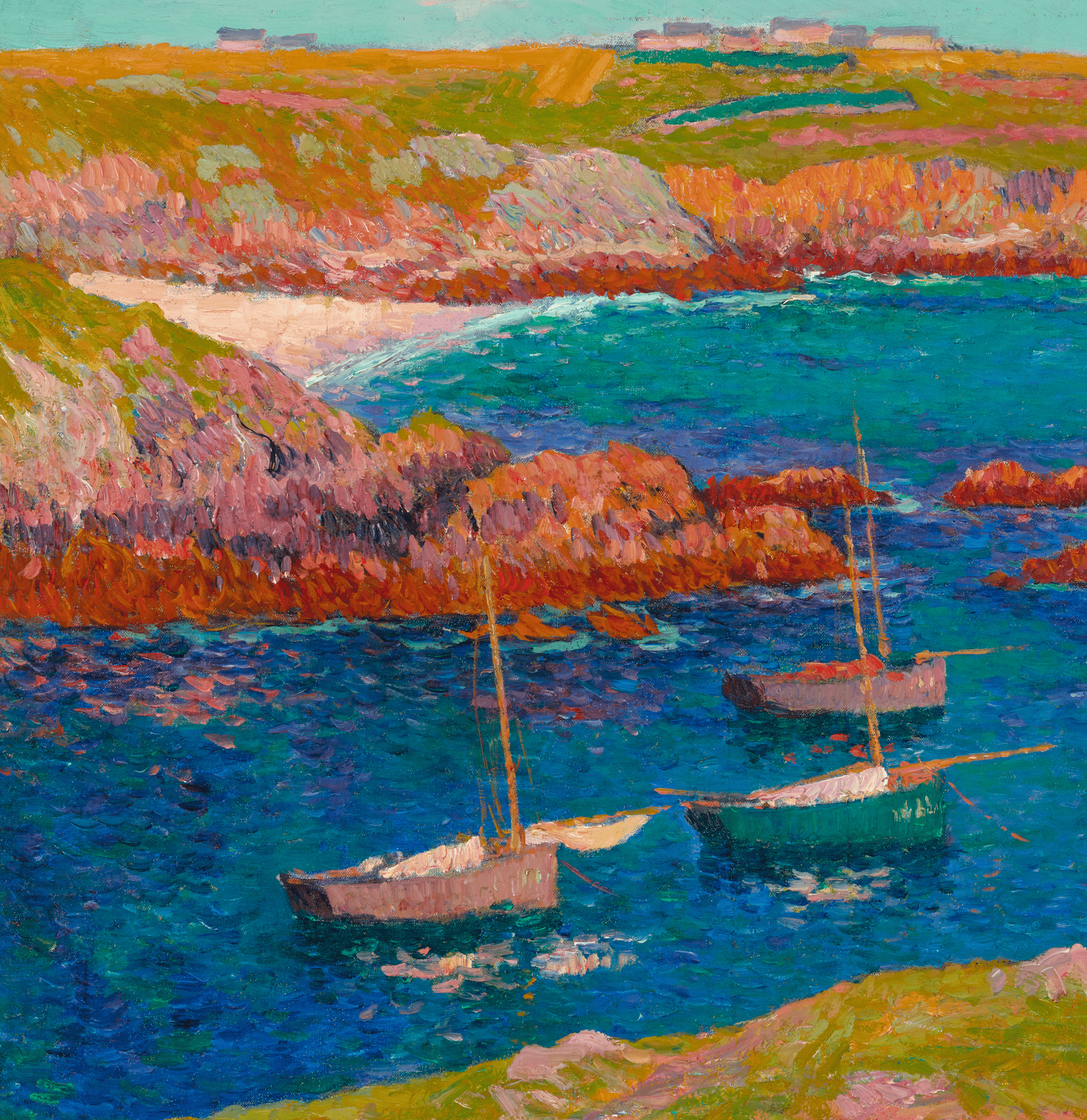 La baie de Lampaul, île d’Ouessant by Henry Moret