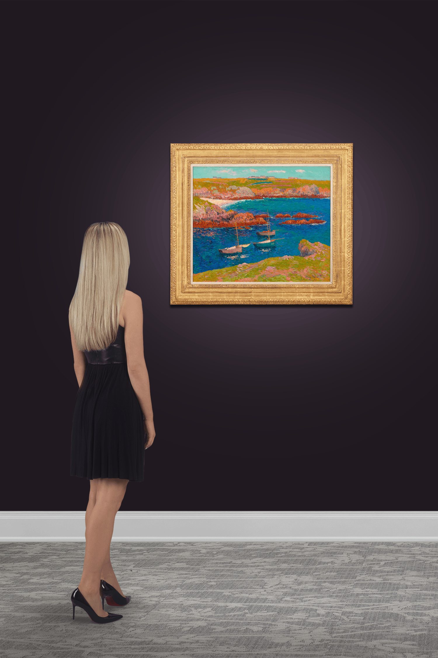 La baie de Lampaul, île d’Ouessant by Henry Moret