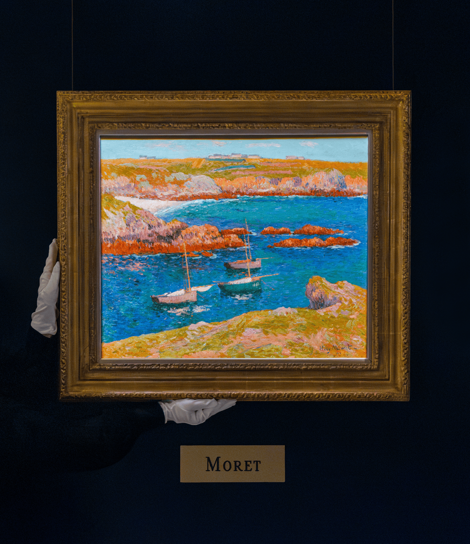 La baie de Lampaul, île d’Ouessant by Henry Moret