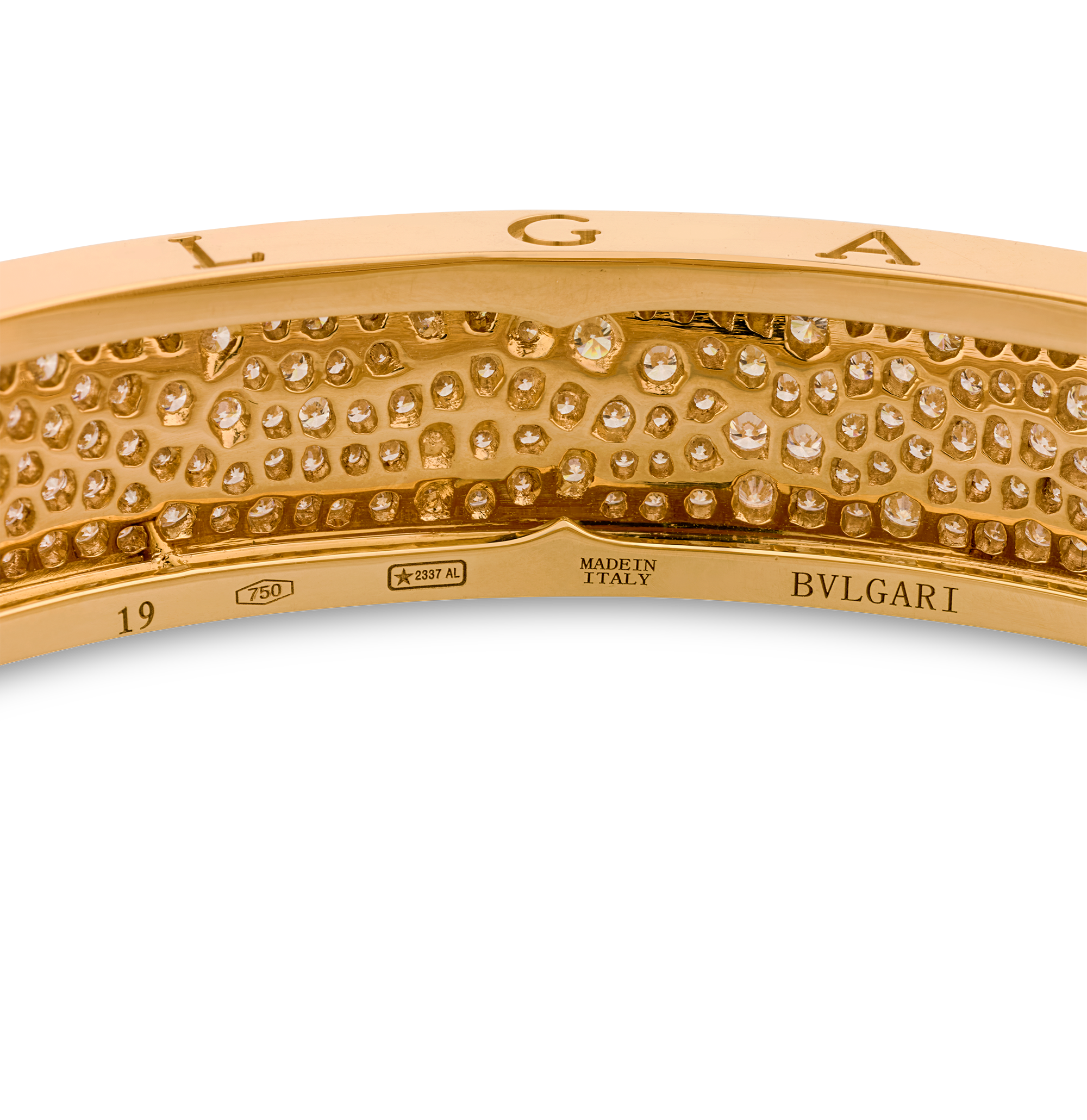 Bulgari B.zero1 Rose Gold and Diamond Bracelet