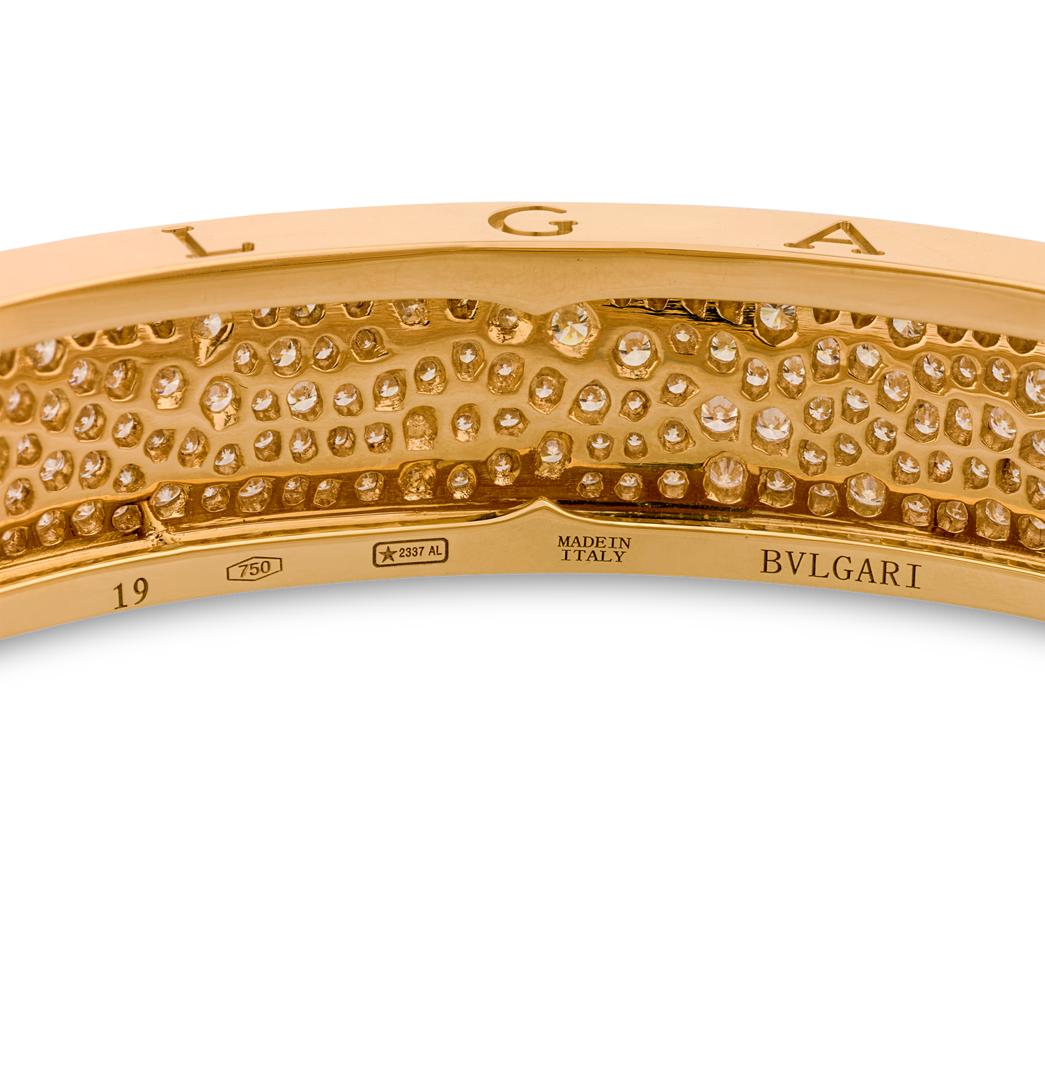 Bulgari B.zero1 Rose Gold and Diamond Bracelet